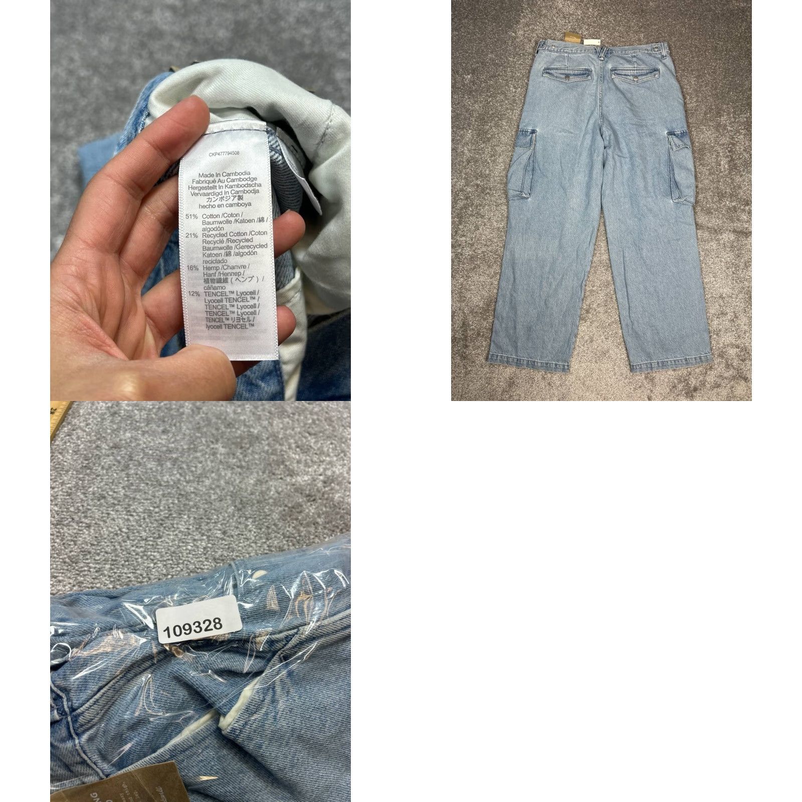 Madewell Madewell Jeans Womens 31 Blue Den﻿im Mid Rise Straight Leg 5-Pocket Design Zipper Button N﻿ew Size 24" / US 00 / IT 34 - 8 Thumbnail