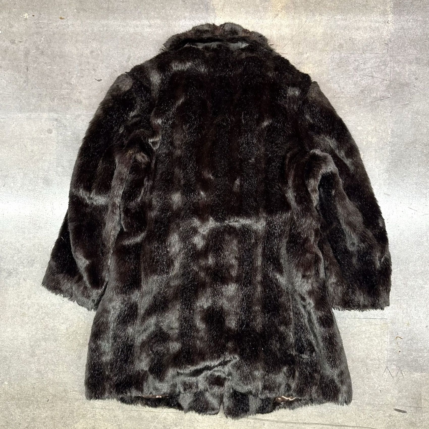 Stanley Blacker VINTAGE Stanley Blacker NORMINK Maranbergi Black Coat Double Breasted Silk 38 Womens Size XS / US 0-2 / IT 36-38 - 6 Thumbnail