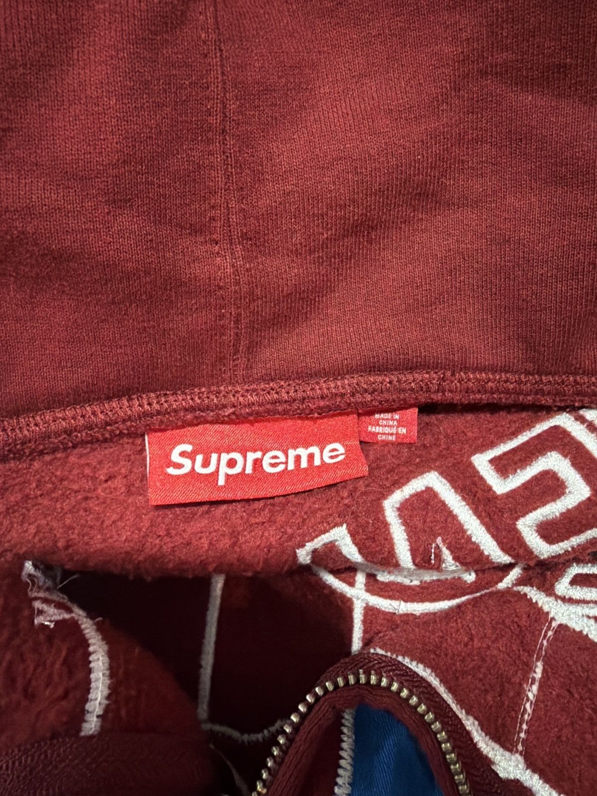 Supreme Warriors Appliqué Zip Up Hooded Sweatshirt Size US M / EU 48-50 / 2 - 4 Thumbnail