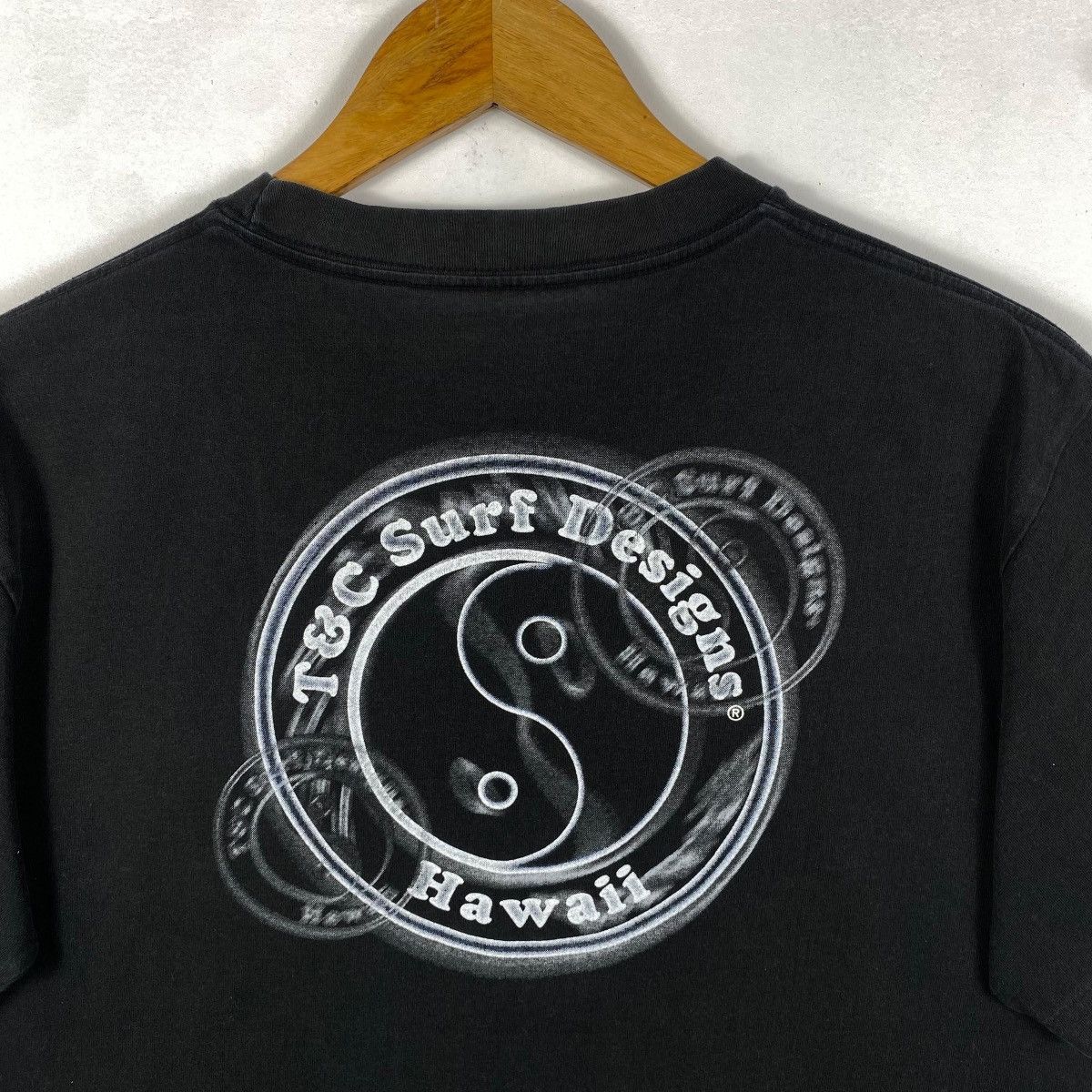 Vintage Vintage 90's T&C Surf Designs Pearl City Hawaii Graphic Tee Size US L / EU 52-54 / 3 - 2 Thumbnail