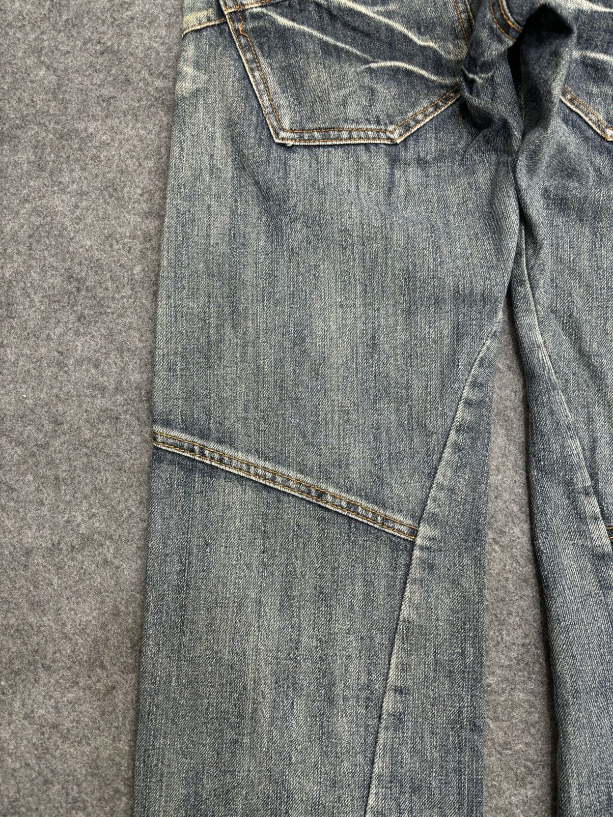 Seditionaries 💥Twsted Leg Double Waist💥Very Rare C.ien Zipper Denim F484 Size US 31 - 16 Thumbnail