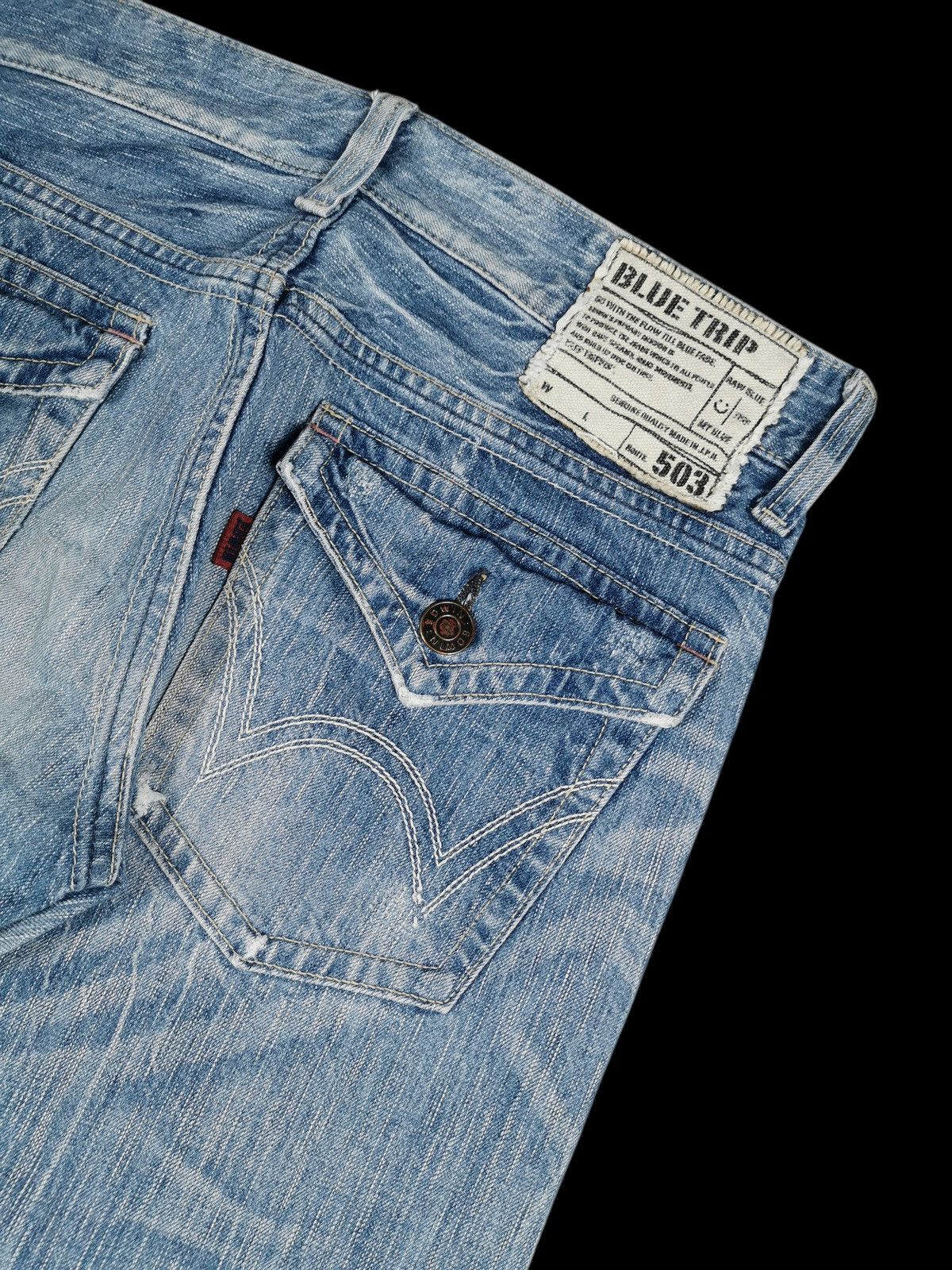 Edwin Flare Jeans Edwin 503 Blue Trip Size US 33 - 5 Thumbnail