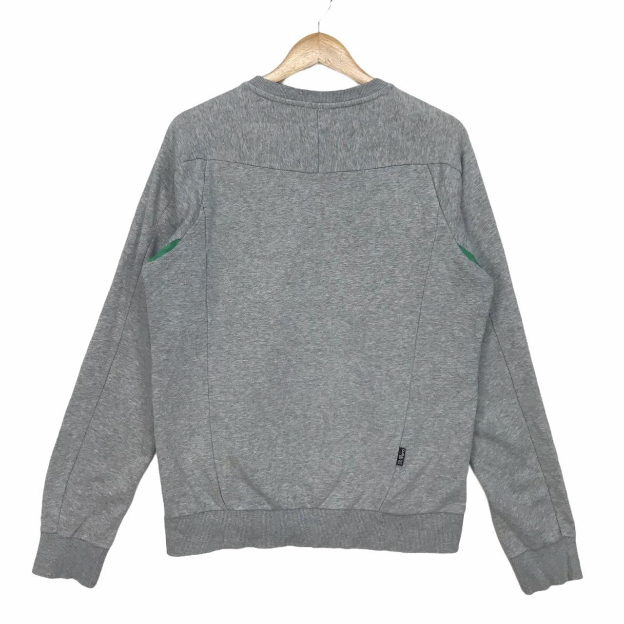 Adidas Vtg ADIDAS Crewneck Sweatshirt Shoulder Zip Jumper Pullover Size US M / EU 48-50 / 2 - 3 Thumbnail