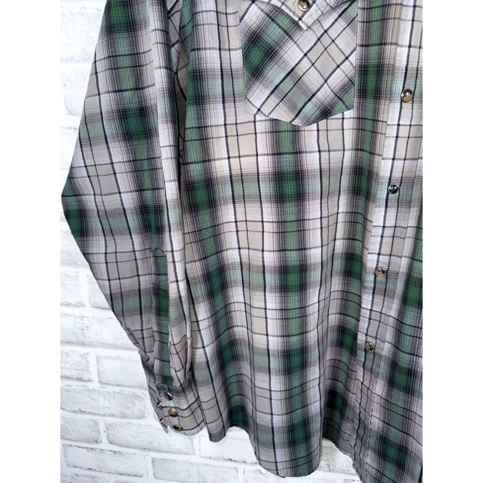 Pendleton Pendleton Frontier snap button plaid shirt Mens L Cotton Blend Multicolor Long Sleeve Button-Up Size US L / EU 52-54 / 3 - 5 Thumbnail