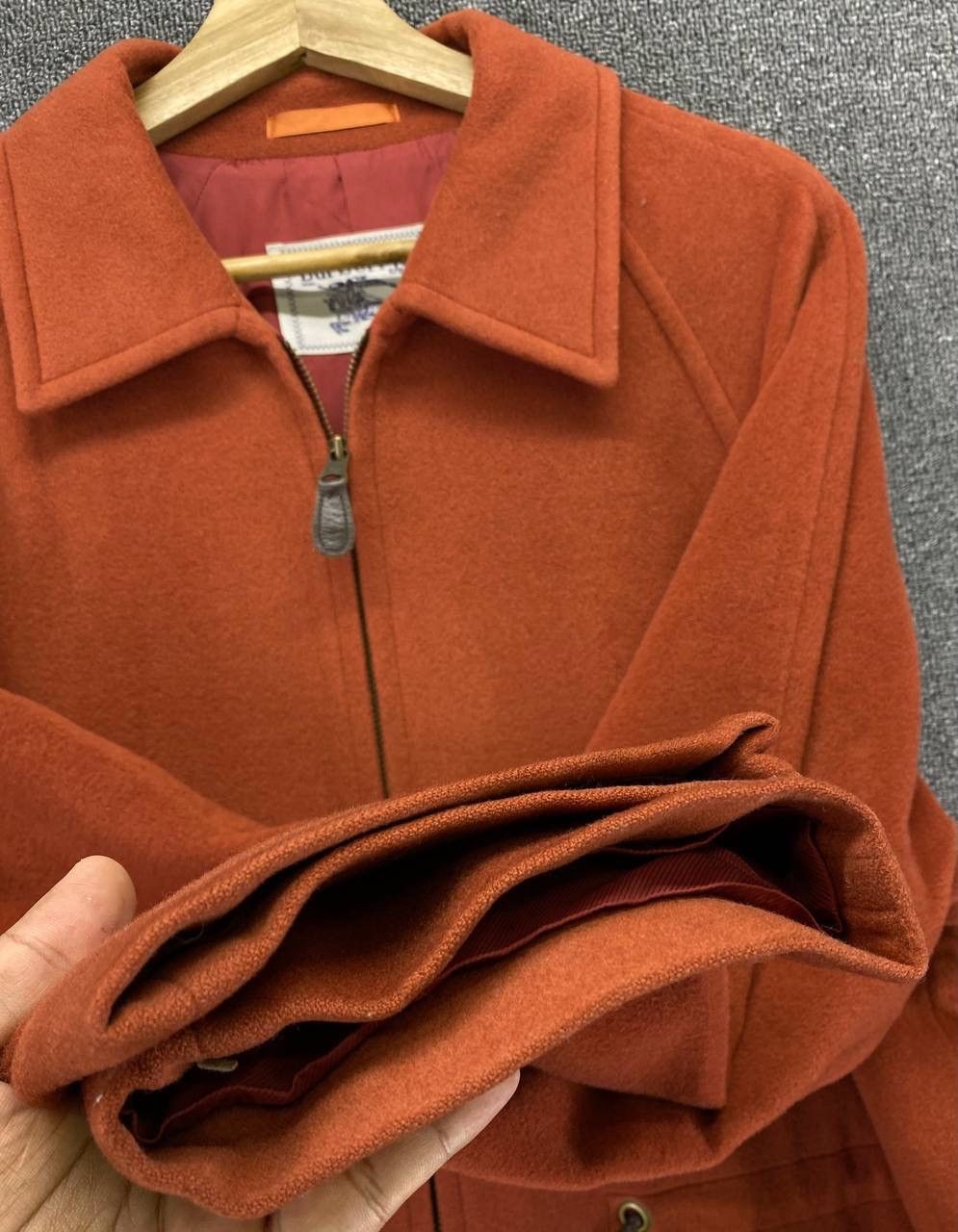 Burberry Vintage Burberry London Wool Long Jacket Size US L / EU 52-54 / 3 - 12 Thumbnail