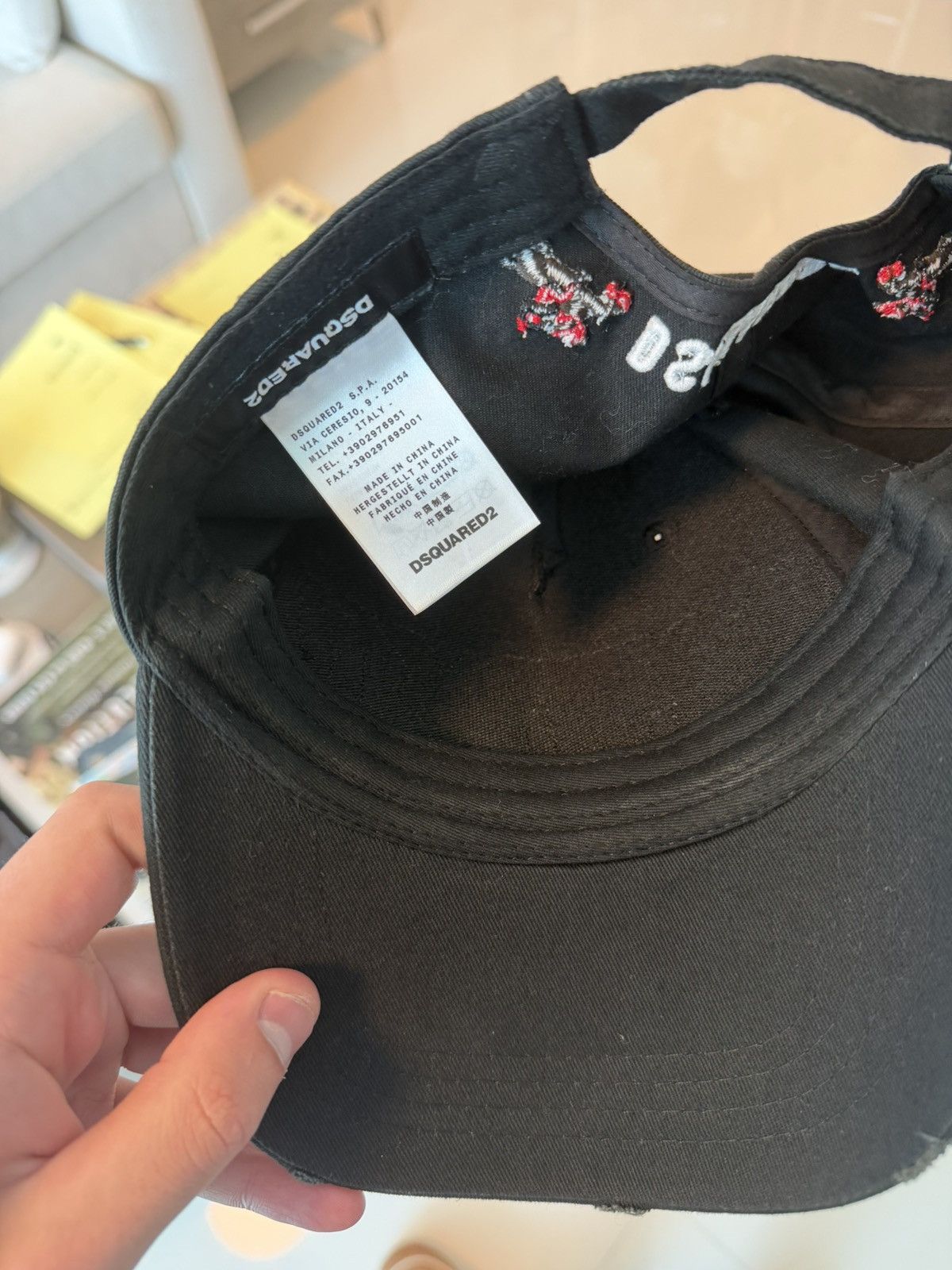 Dsquared2 DSquared2 “Cowboy” Black Cap Size ONE SIZE - 8 Thumbnail