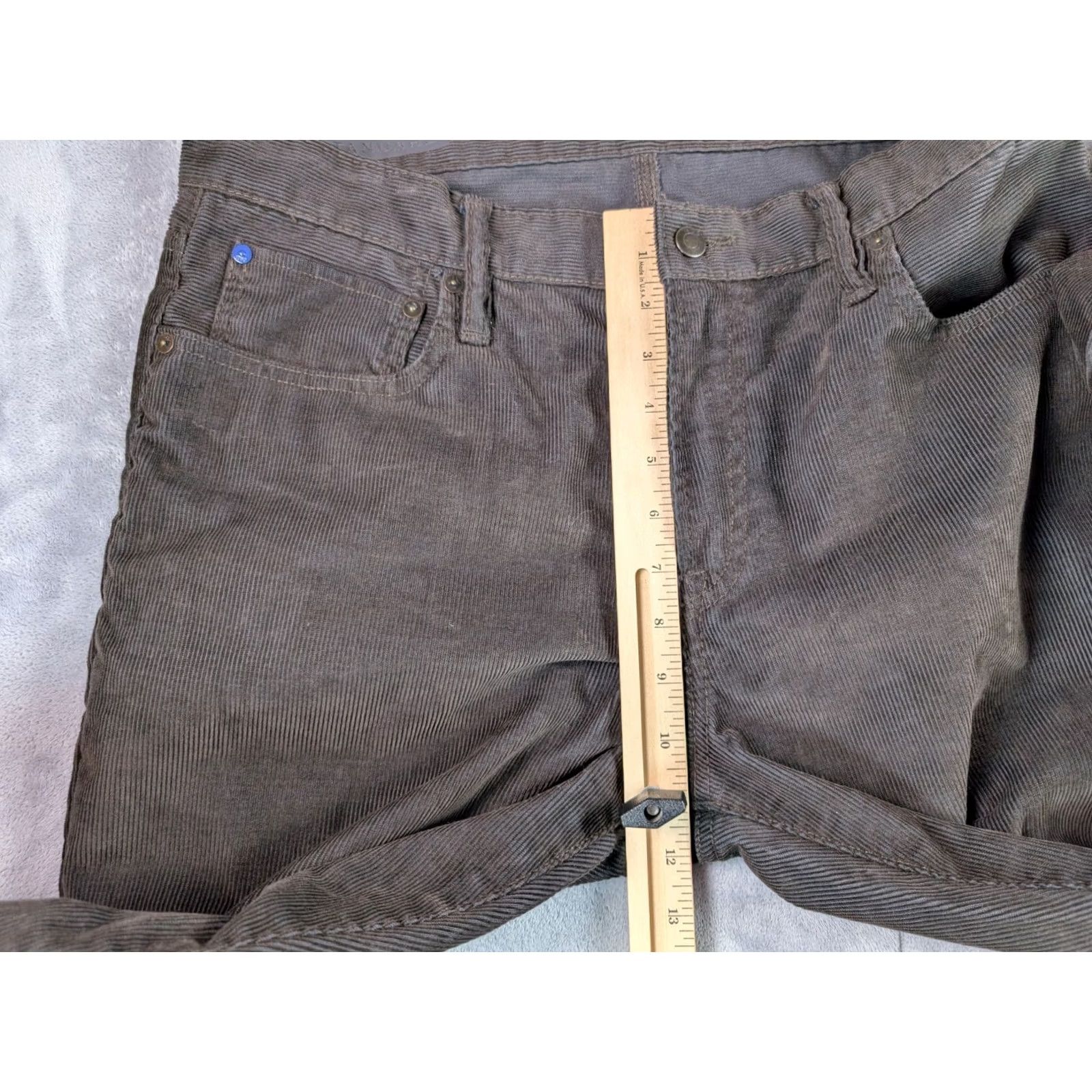 Gap VINTAGE Gap Corduroy Pants Bootcut 34x31 Gray Men's 1969 Preppy Size US 34 / EU 50 - 7 Thumbnail