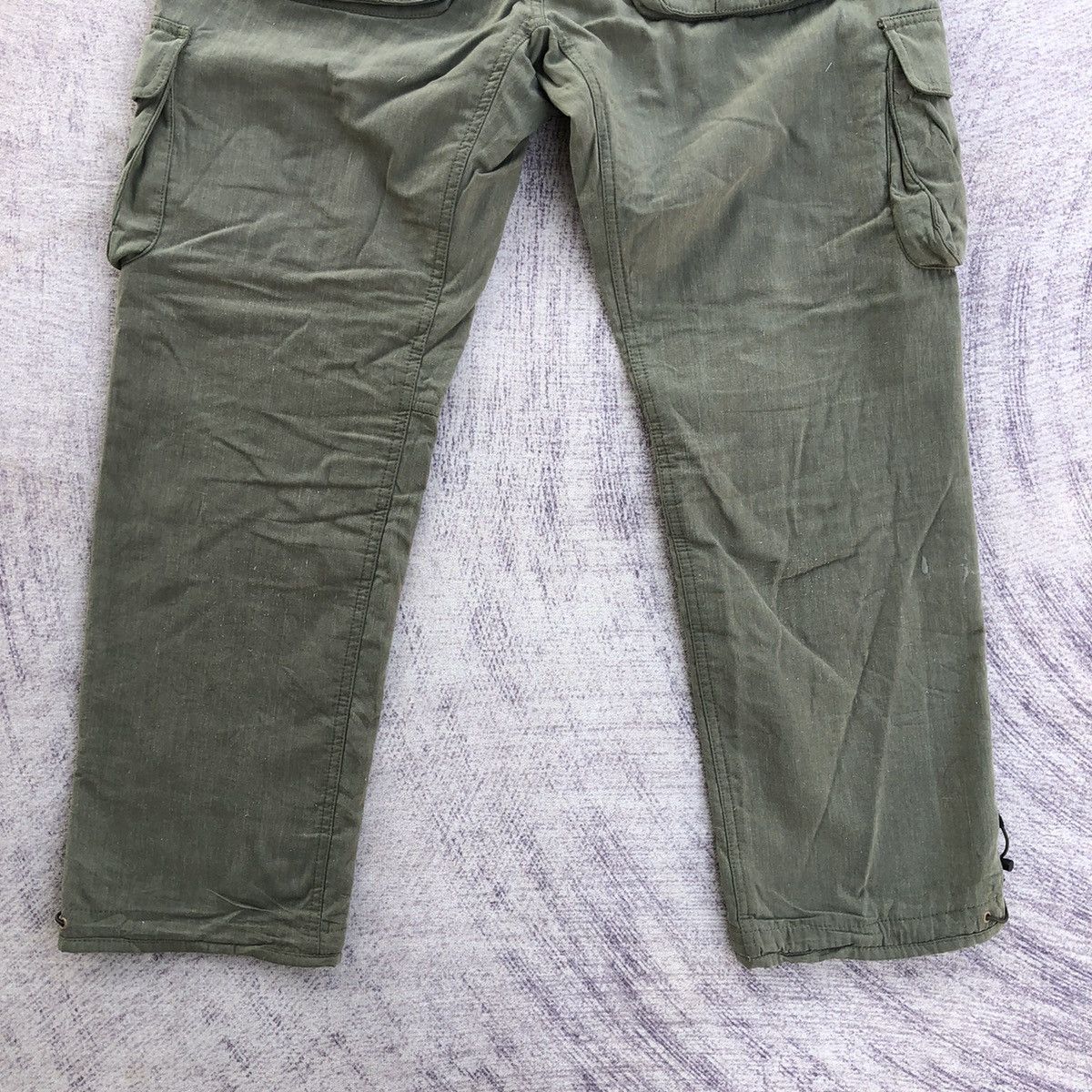 Japanese Brand Stretchable Waist Cargo Pants Suitable for outdoor Style Size US 32 / EU 48 - 11 Thumbnail