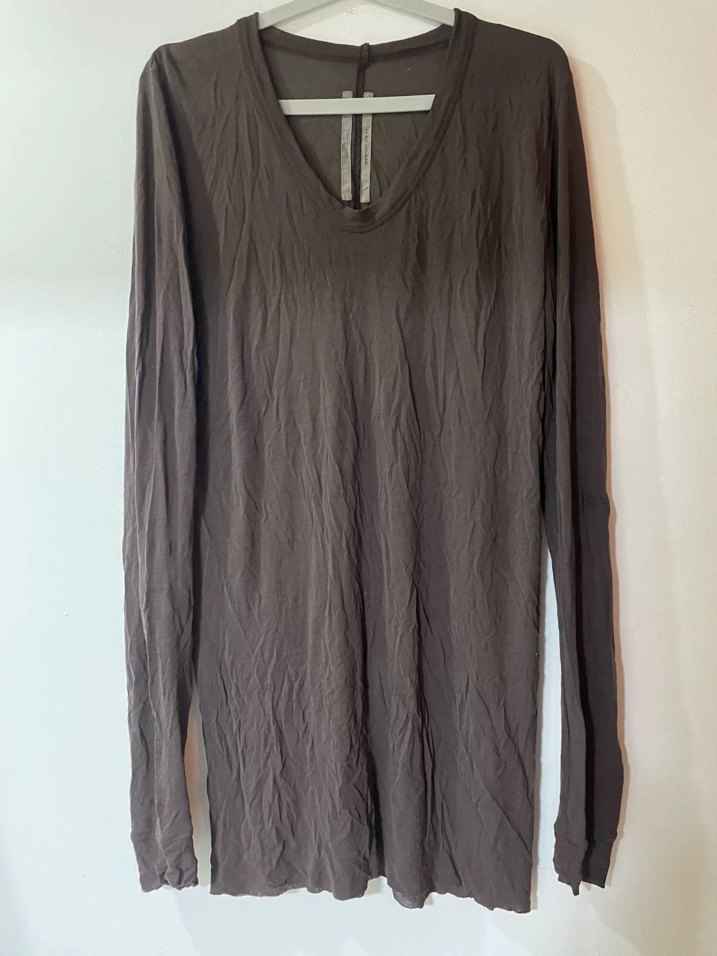 Rick Owens rick owens silk long sleeve top size 42 Size US M / EU 48-50 / 2 - 1 Thumbnail