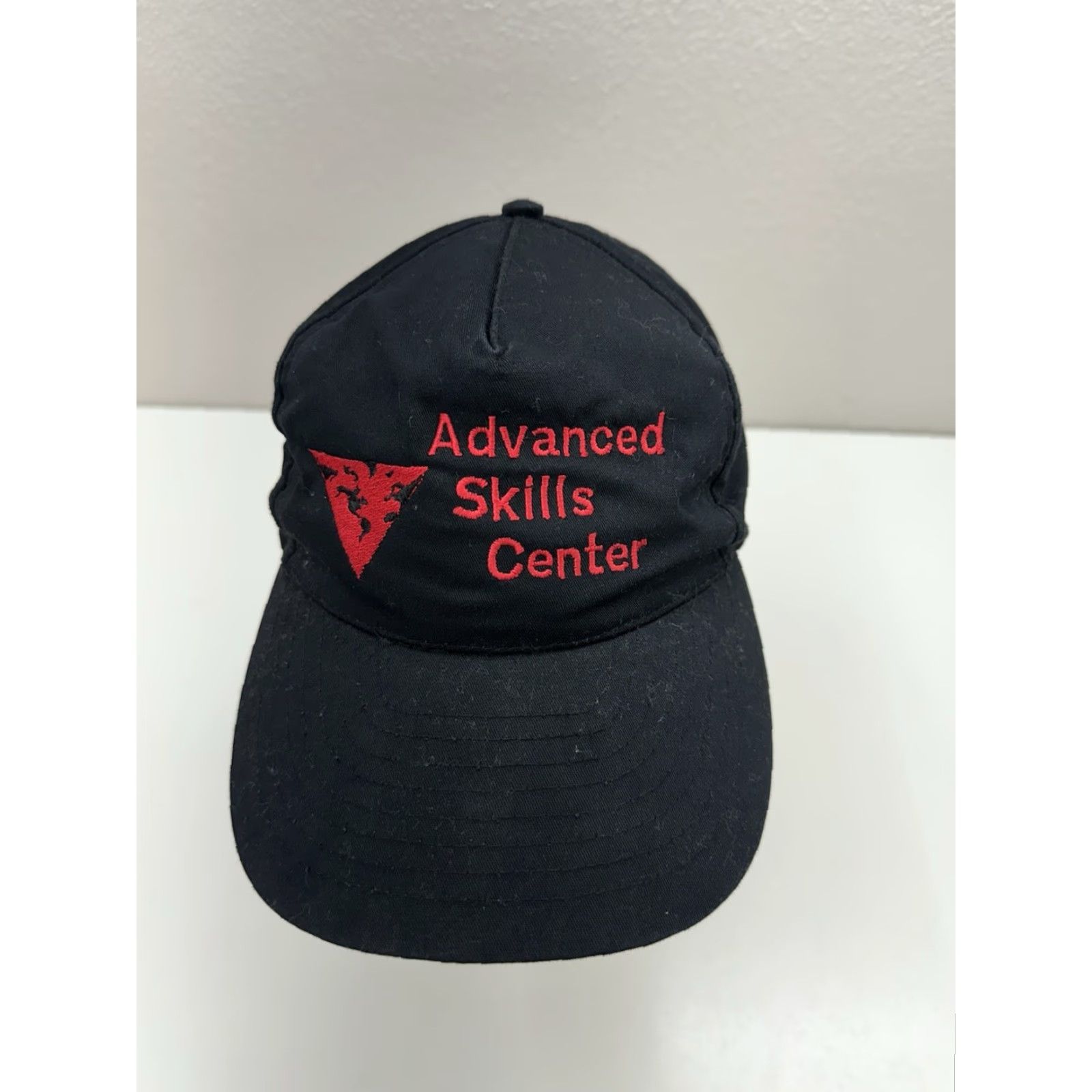 Vintage Nissin Cap Snapback Hat Black Advanced Skills Center Adjustable Cap Men One Size Canvas Size ONE SIZE - 2 Thumbnail
