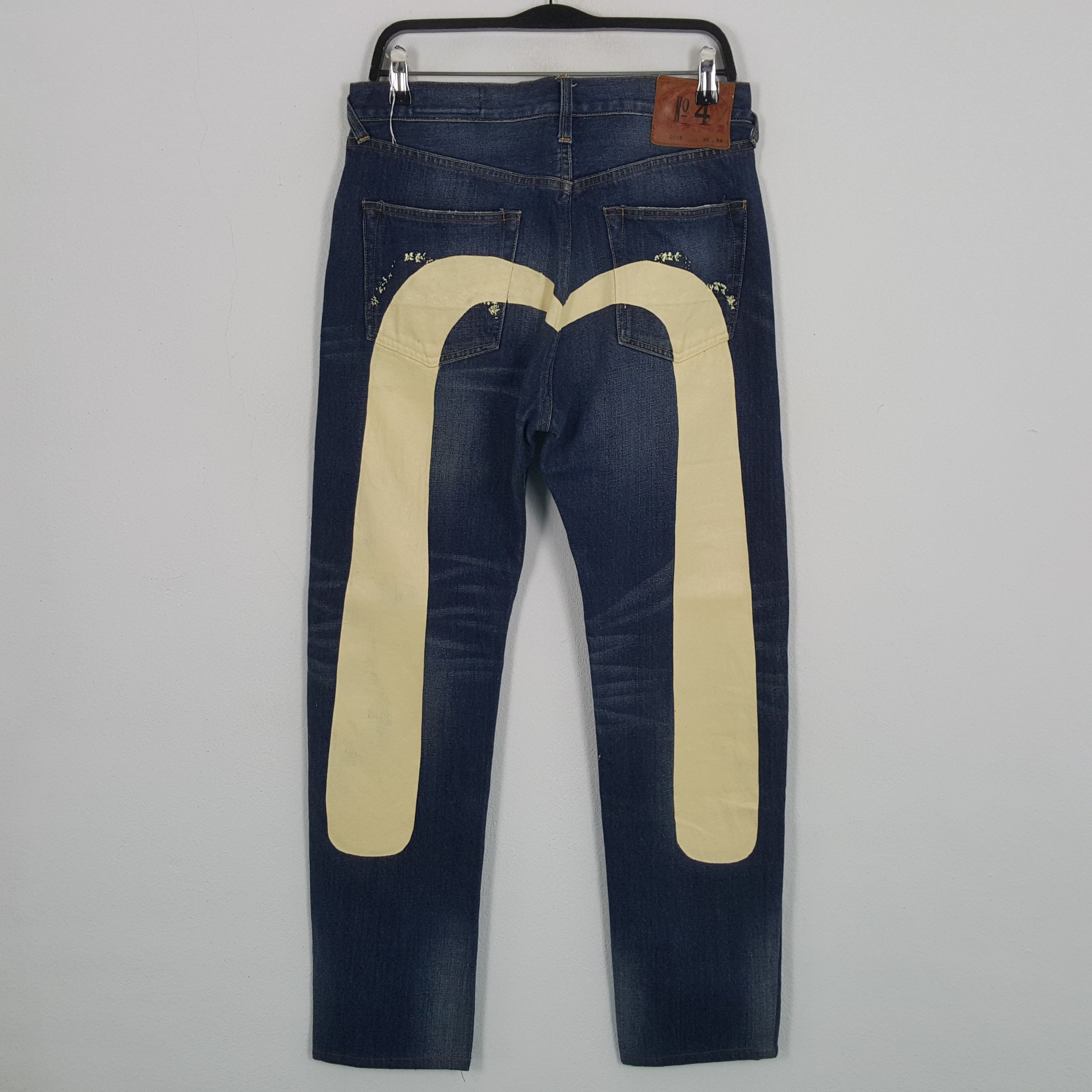 Evisu × Vintage EVISU Japanese Brand Custom Daicock Style Jeans Size US 31 - 1 Thumbnail