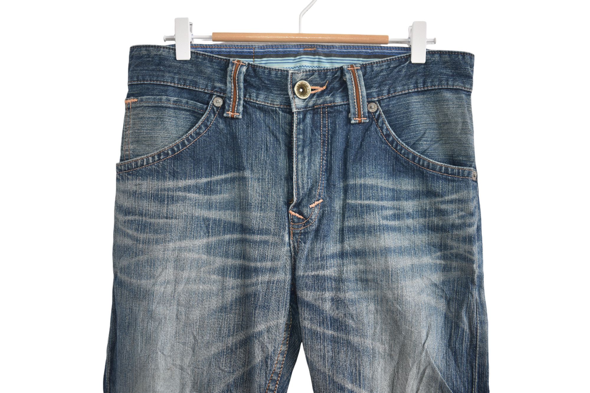Edwin × If Six Was Nine Distress 🔥 Edwin Jeans Distress W31 Size US 31 - 4 Thumbnail