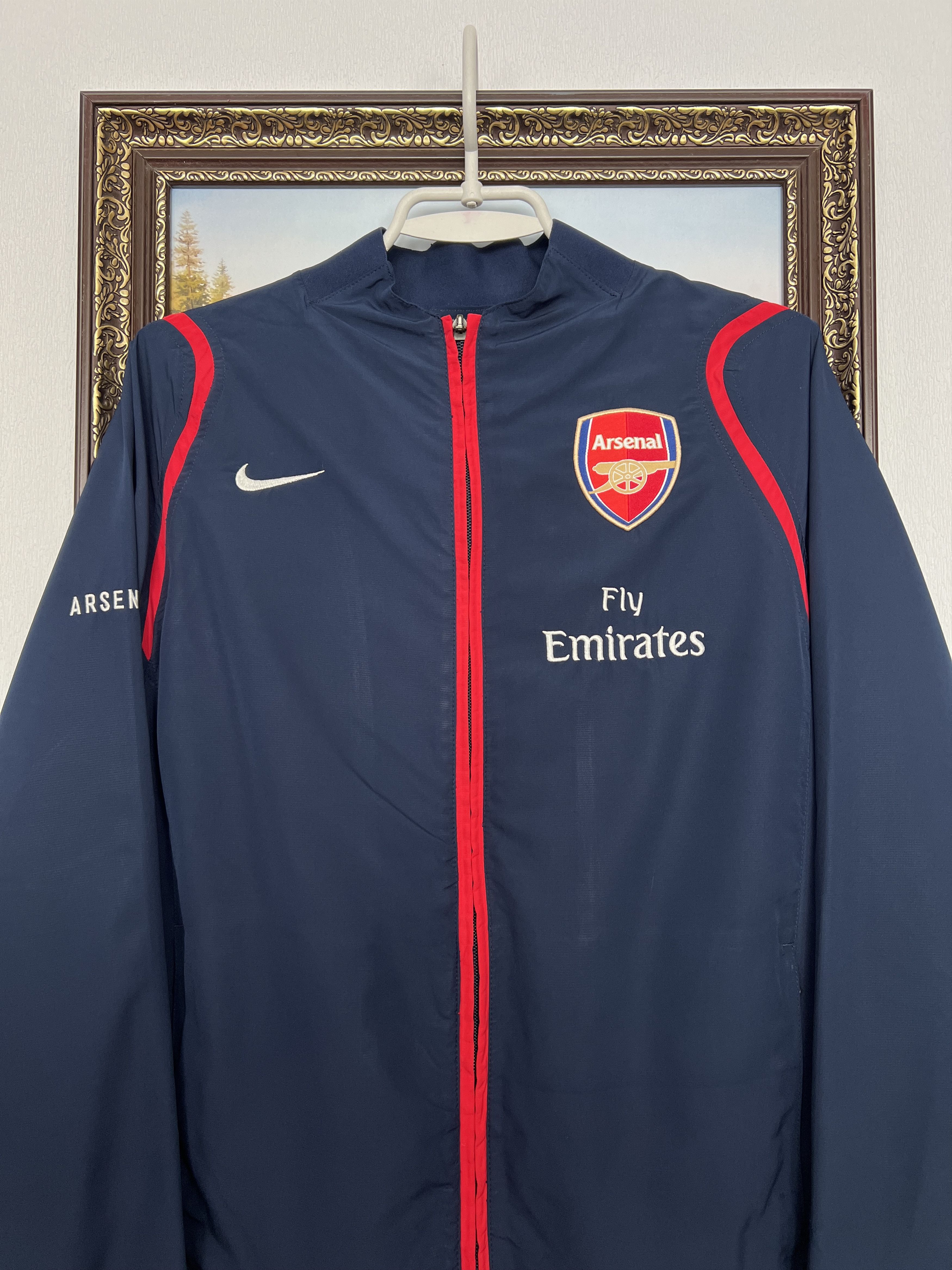 Nike Vintage Nike Arsenal Football Jacket Soccer Blue Track Top Size US M / EU 48-50 / 2 - 2 Thumbnail