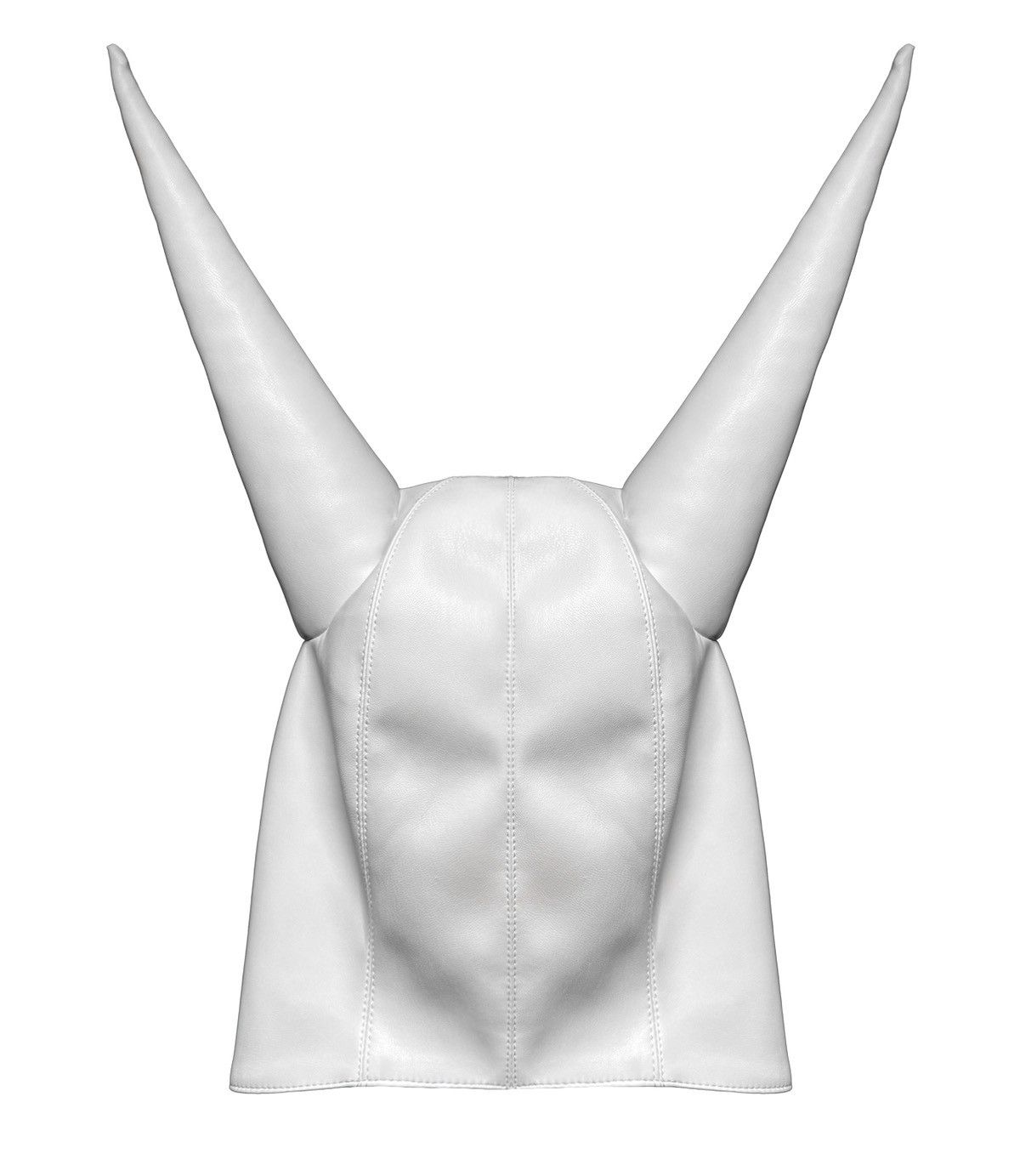 Playboi Carti White Devil Horns Hat (Playboi Carti, Ecco2k’s style) Size ONE SIZE - 4 Thumbnail