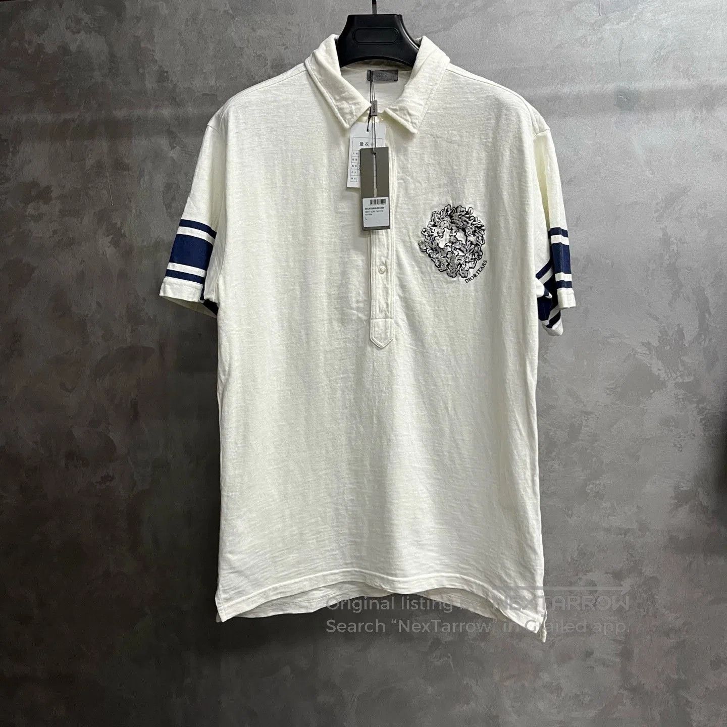 Dior Dior White Logo Print Short. Size US L / EU 52-54 / 3 - 1 Thumbnail