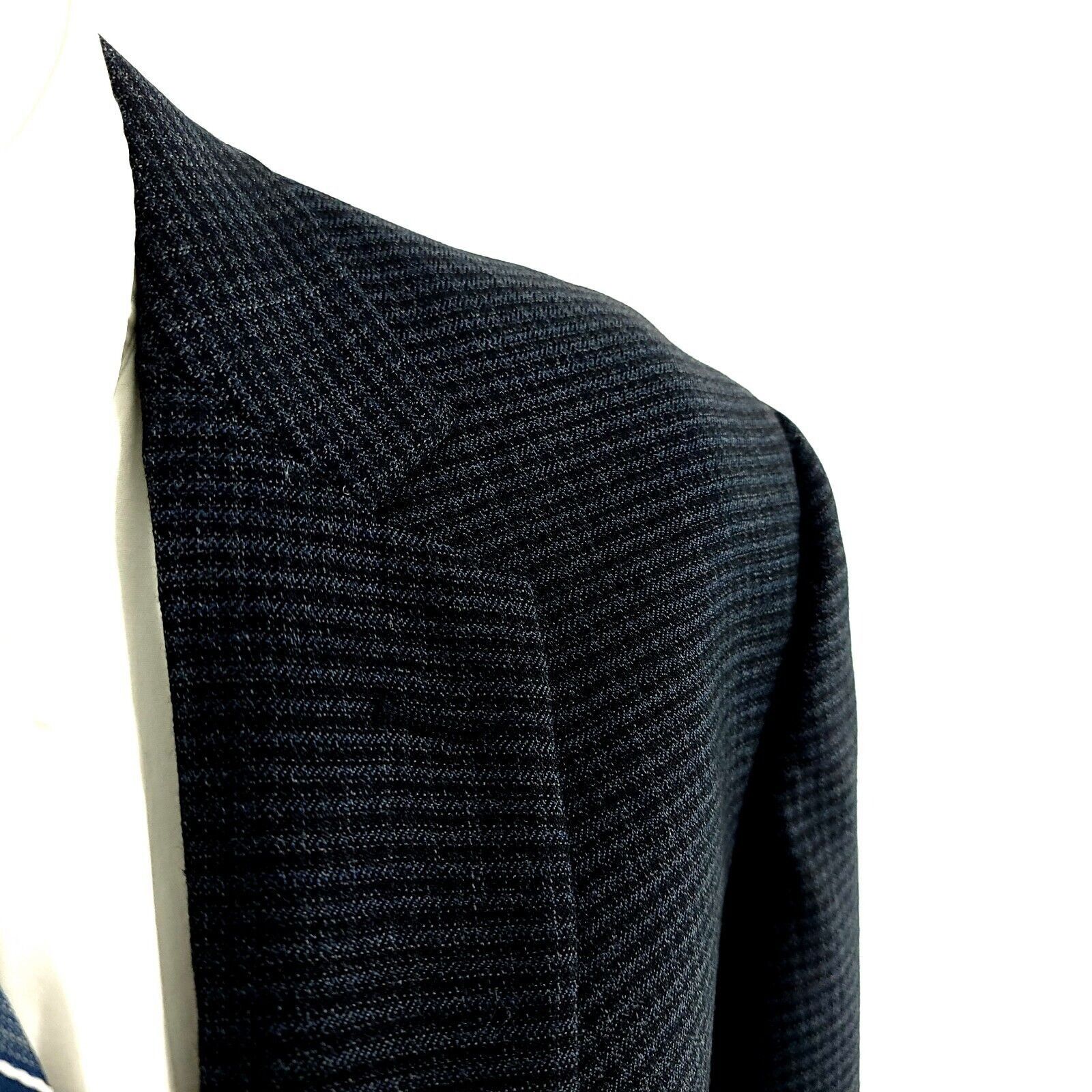 Pronto Uomo Pronto Uomo Platinum Wool 2 Button Sport Coat 42R Blue Check Size 42R - 2 Thumbnail