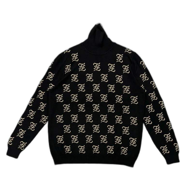 Fendi Fendi High Neck Printed Sweater Size 54 Size US L / EU 52-54 / 3 - 1 Thumbnail