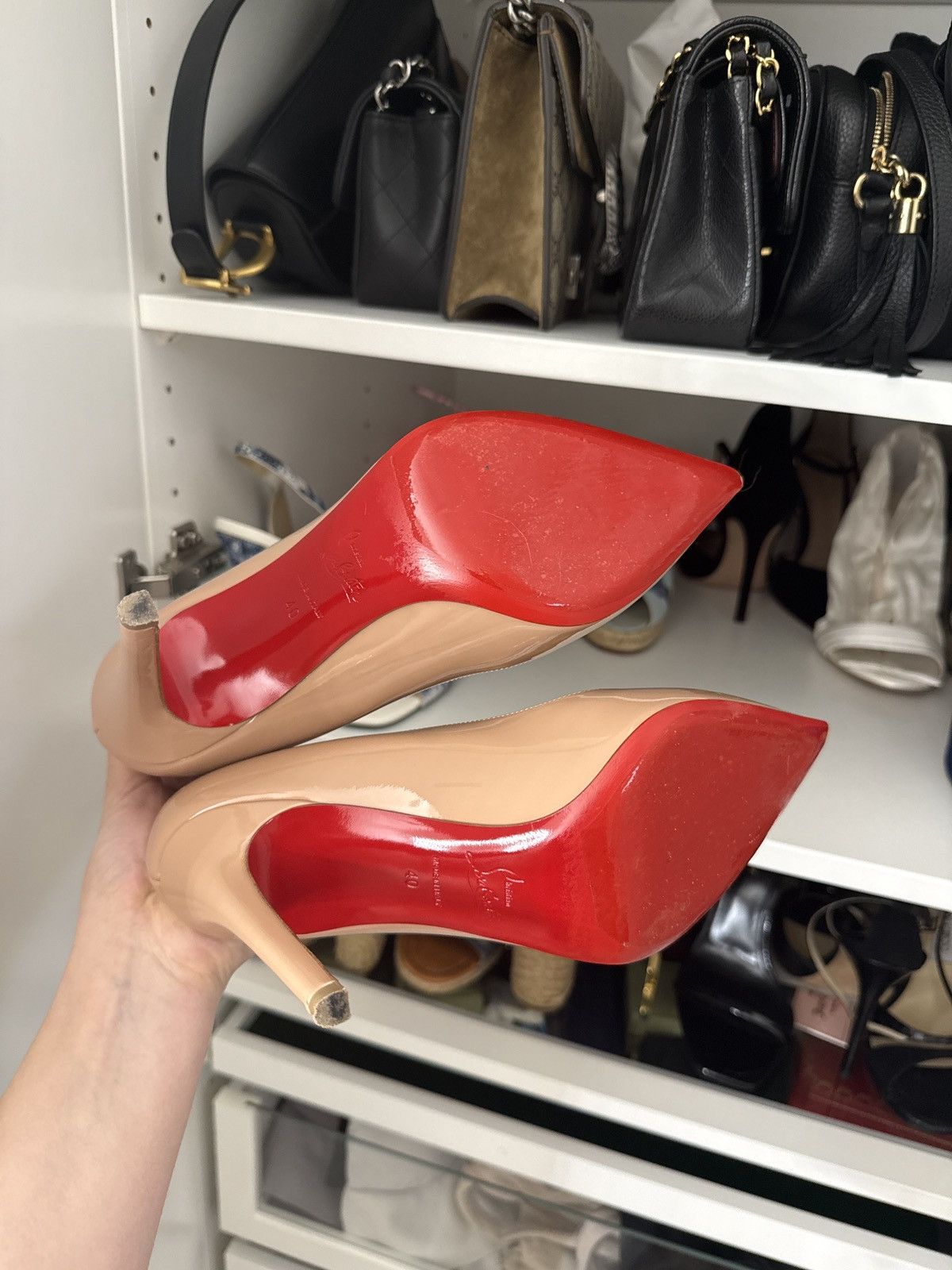 Christian Louboutin Christian Louboutin Pigalle High Heels Pumps Biege Size US 10 / IT 40 - 1 Thumbnail