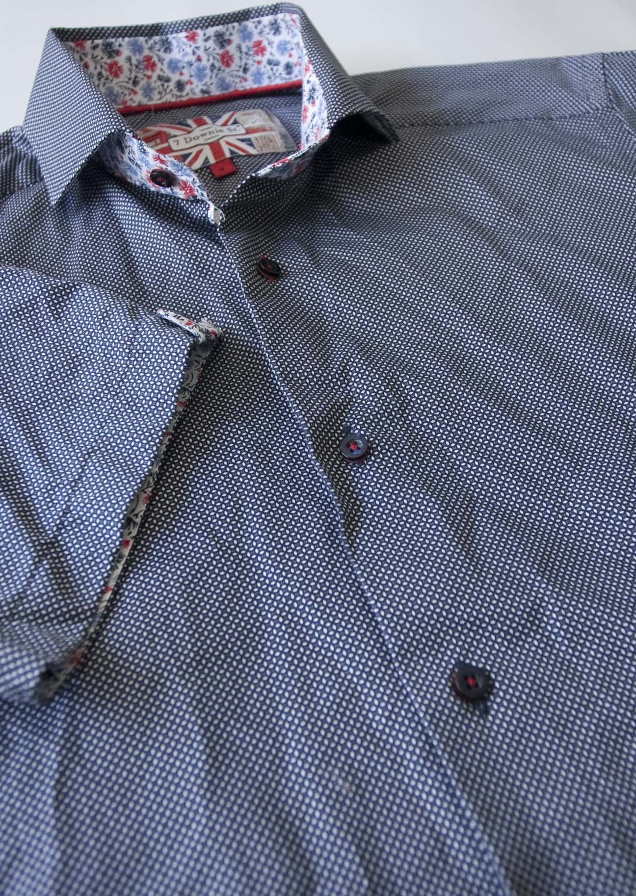 Other 7 Downie St. Shirt Short Sleeve Size 3/M Dark Blue Size US M / EU 48-50 / 2 - 3 Thumbnail