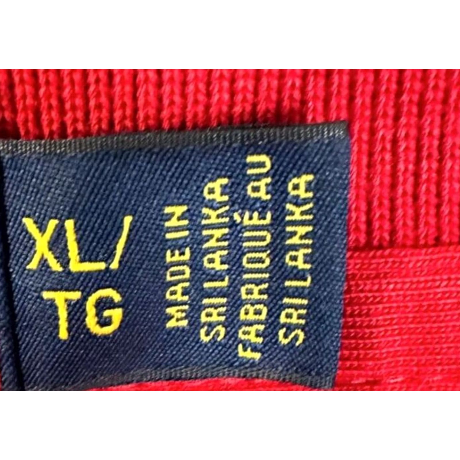 Polo Ralph Lauren Polo Ralph Lauren Shirt Adult XL Red 100% Cotton Polo Casual Mens Short Sleeve Polo Shirt Size US XL / EU 56 / 4 - 5 Thumbnail