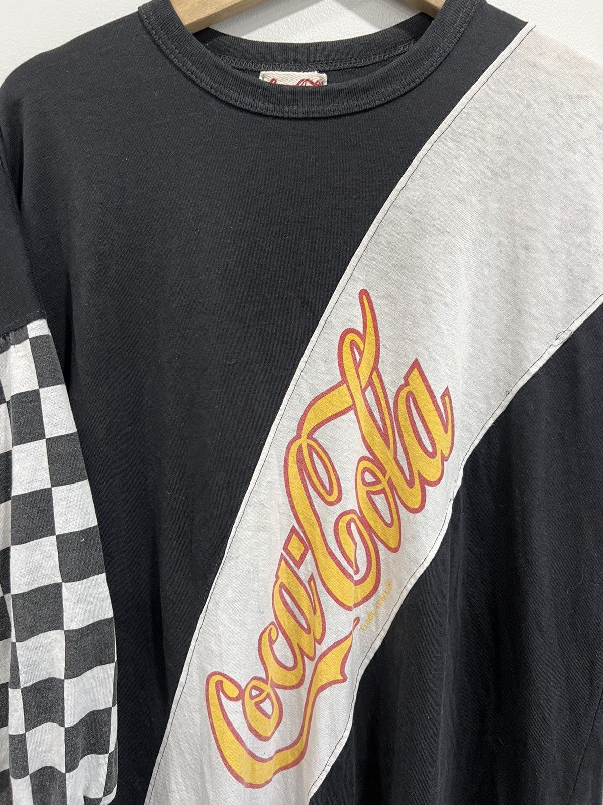 Coca Cola × Vintage Vintage Coca Cola Longsleeve Shirt checkered Size US L / EU 52-54 / 3 - 3 Thumbnail