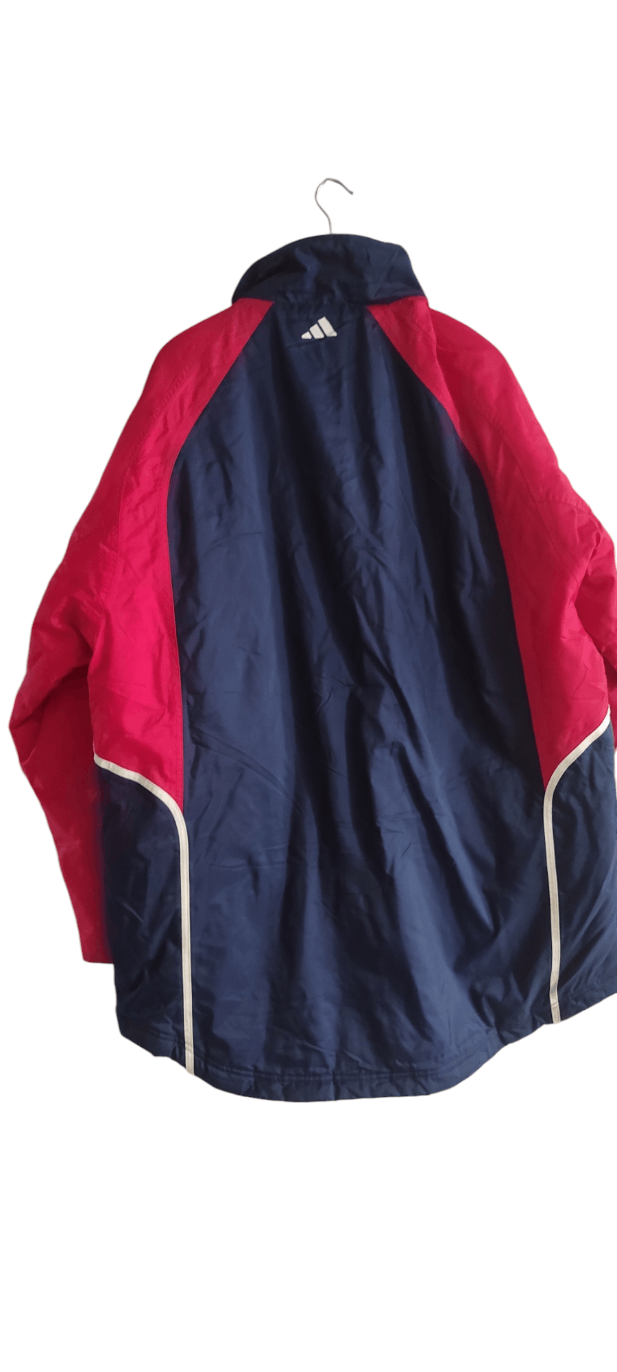 Adidas × Vintage Adidas 3 Stripes Oversize Track Jacket Retro Adidas Bayer Size US XL / EU 56 / 4 - 2 Thumbnail