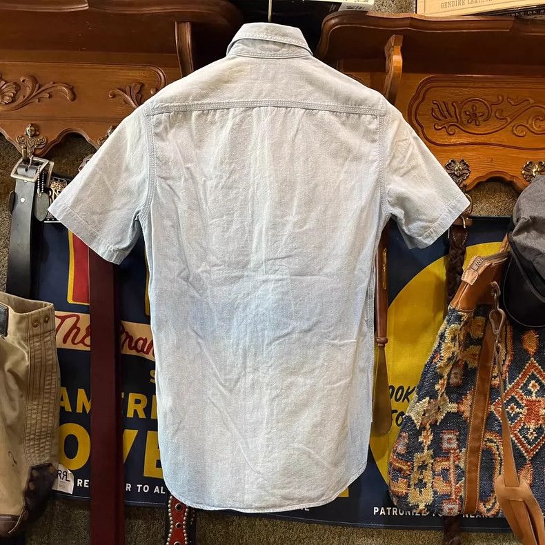 RRL Ralph Lauren RRL Ralph Lauren Patch made old short sleeved T-shirt shir Size US XS / EU 42 / 0 - 2 Thumbnail