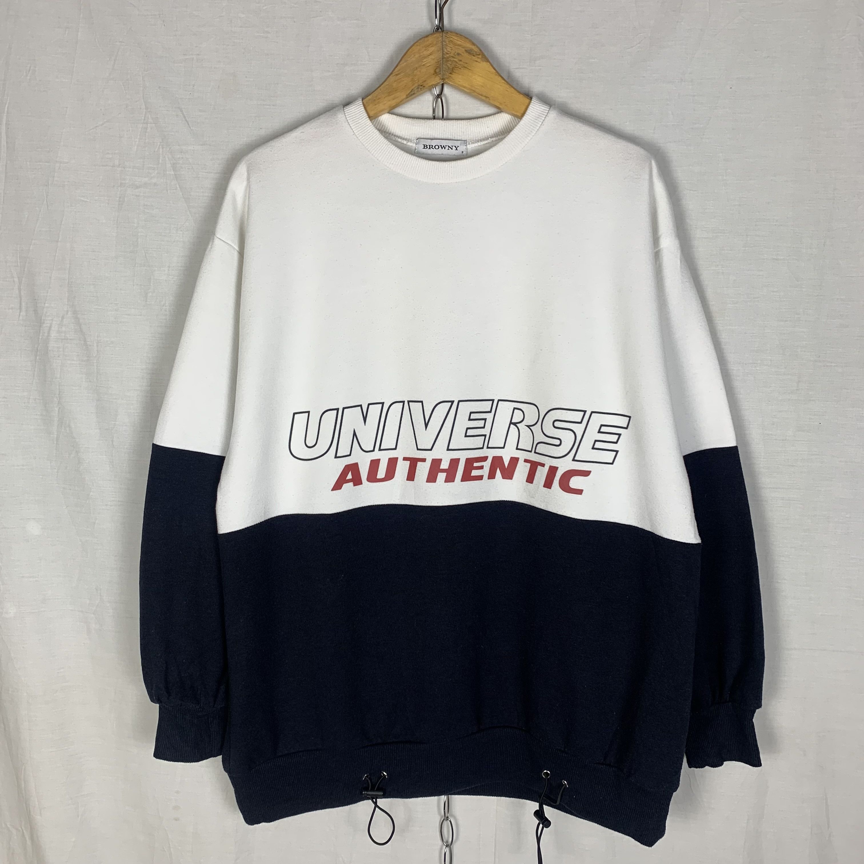 Japanese Brand BROWNY Universe Authentic Two Tone Sweatshirt Crewneck Size US L / EU 52-54 / 3 - 1 Thumbnail