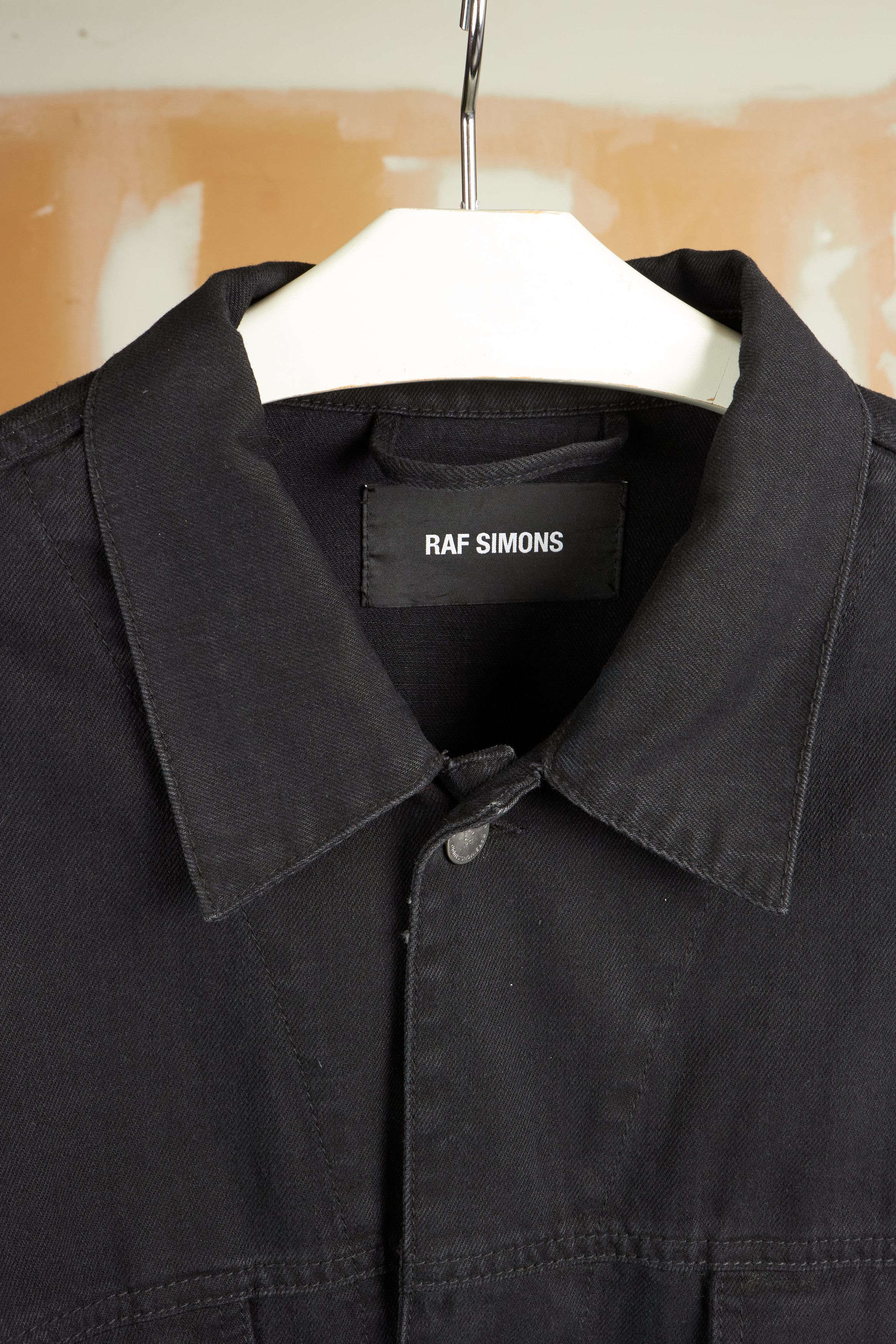 Raf Simons SS18 REDUX [CLOSER] PRINT OVERSIZED DENIM JACKET Size US M / EU 48-50 / 2 - 2 Thumbnail