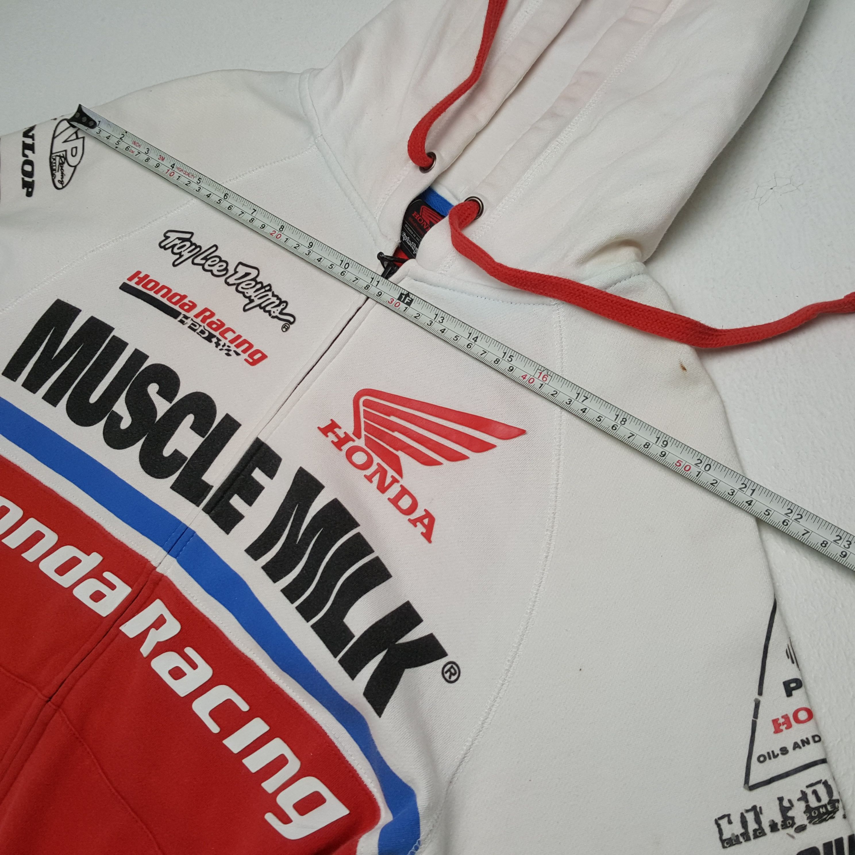Honda × Vintage Vintage HONDA MUSCLE MILK Racing Team Hoodies Jacket Size US M / EU 48-50 / 2 - 5 Thumbnail