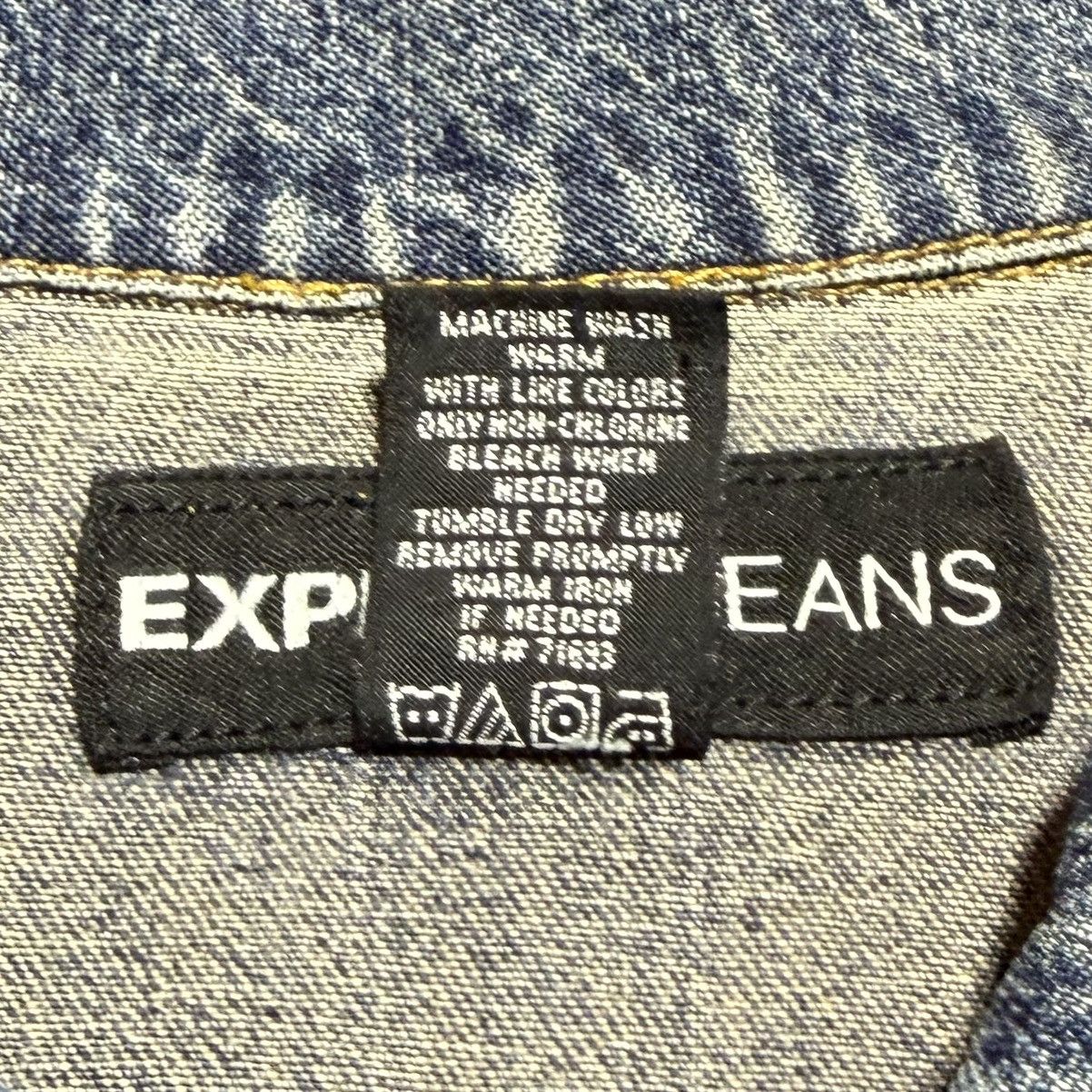 Express Vintage Express Jeans Denim Jacket Cropped Y2K USA Small Size S / US 4 / IT 40 - 3 Thumbnail
