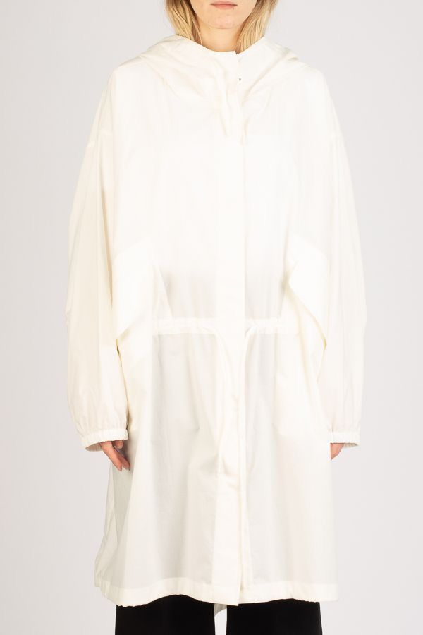 Jil Sander *DS* Jil Sander Logo Print Hooded Parka Raincoat SIZE 34 Size US M / EU 48-50 / 2 - 3 Thumbnail