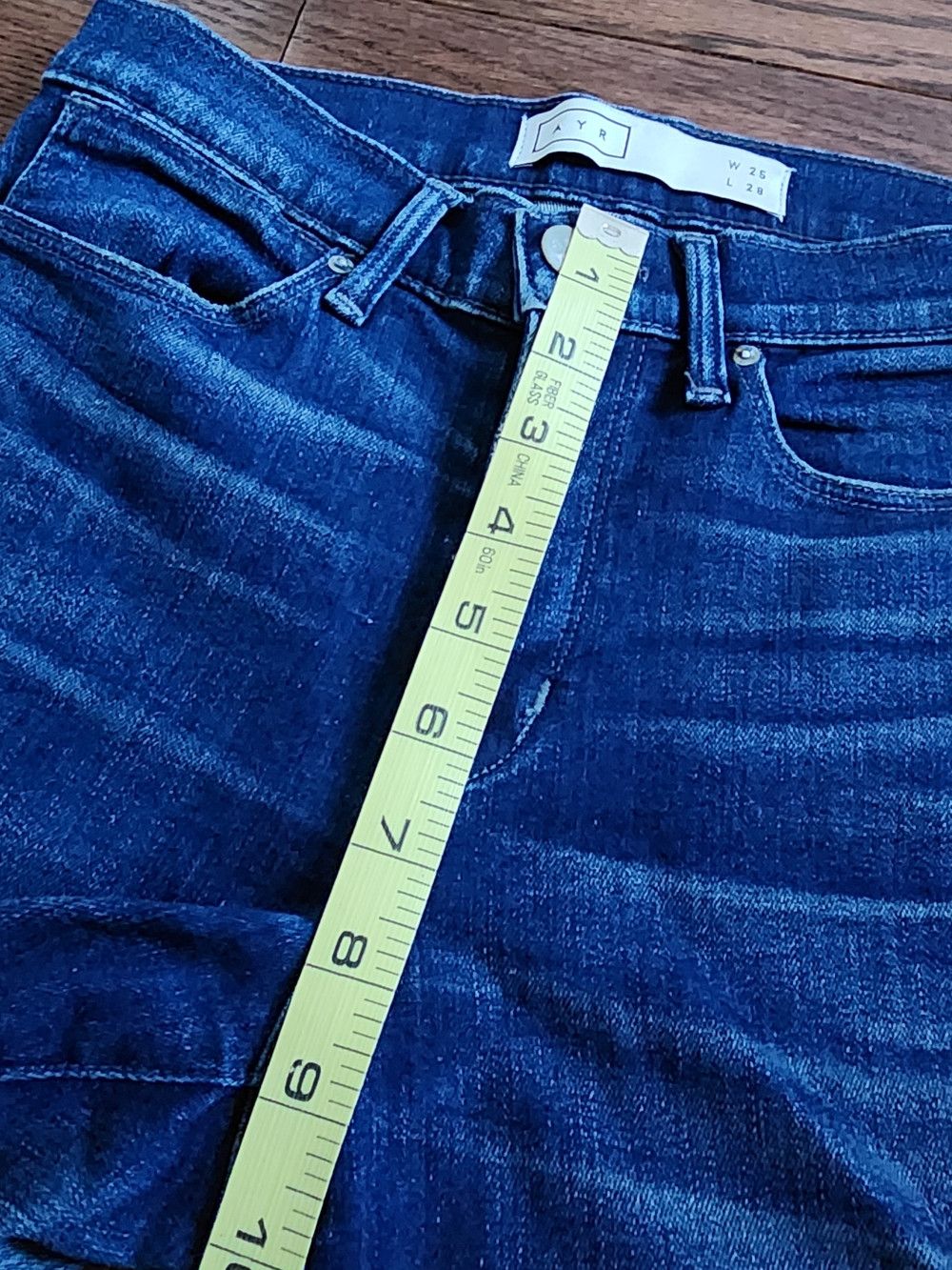 AYR AYR The Skinny The Chiller Raw Hem Jeans 25 USA Designer NYC Size 25" / US 0 / IT 36 - 6 Thumbnail