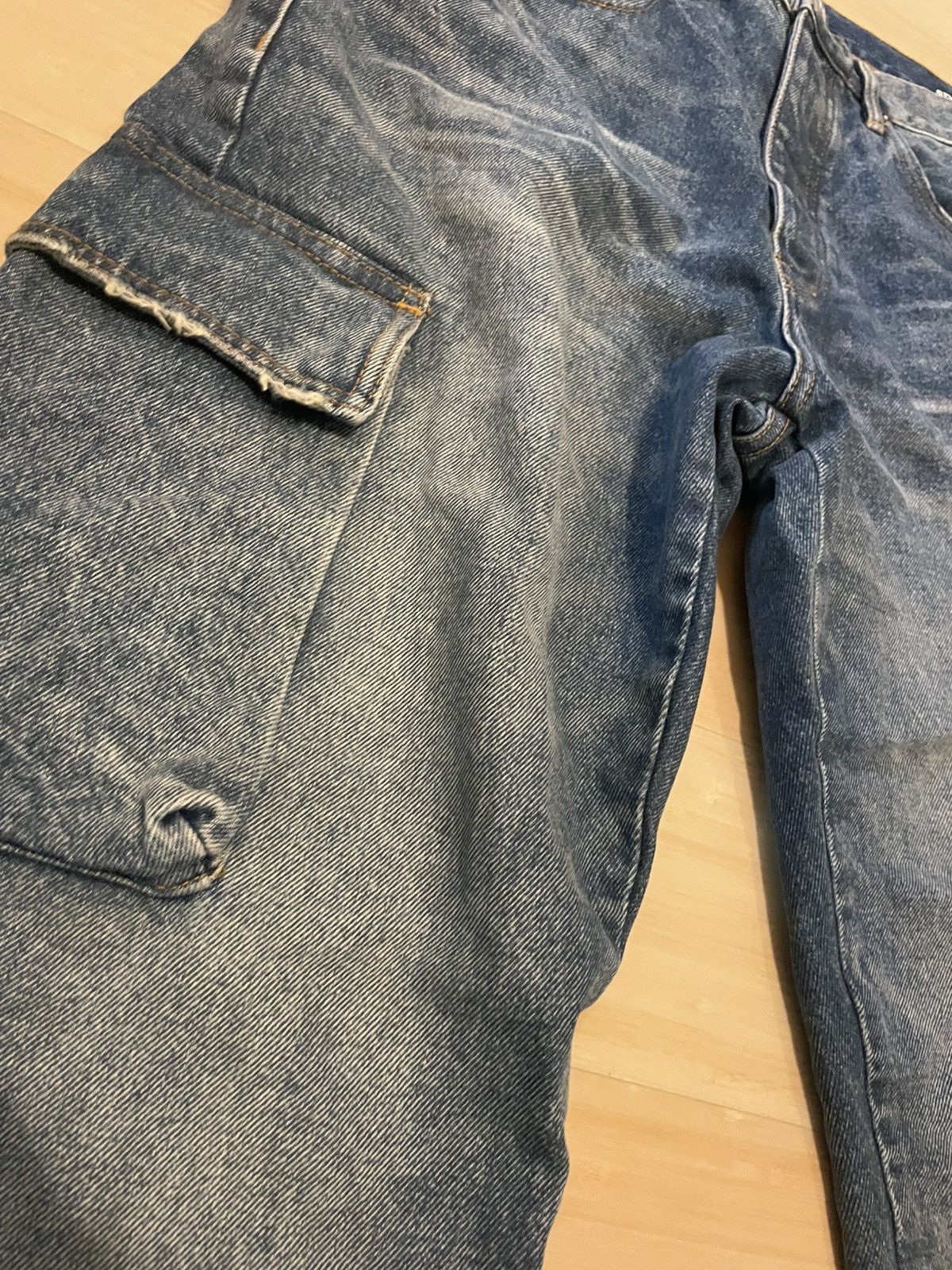 Purple Brand Purple Brand P011 Cargo Jeans Size US 32 / EU 48 - 2 Thumbnail