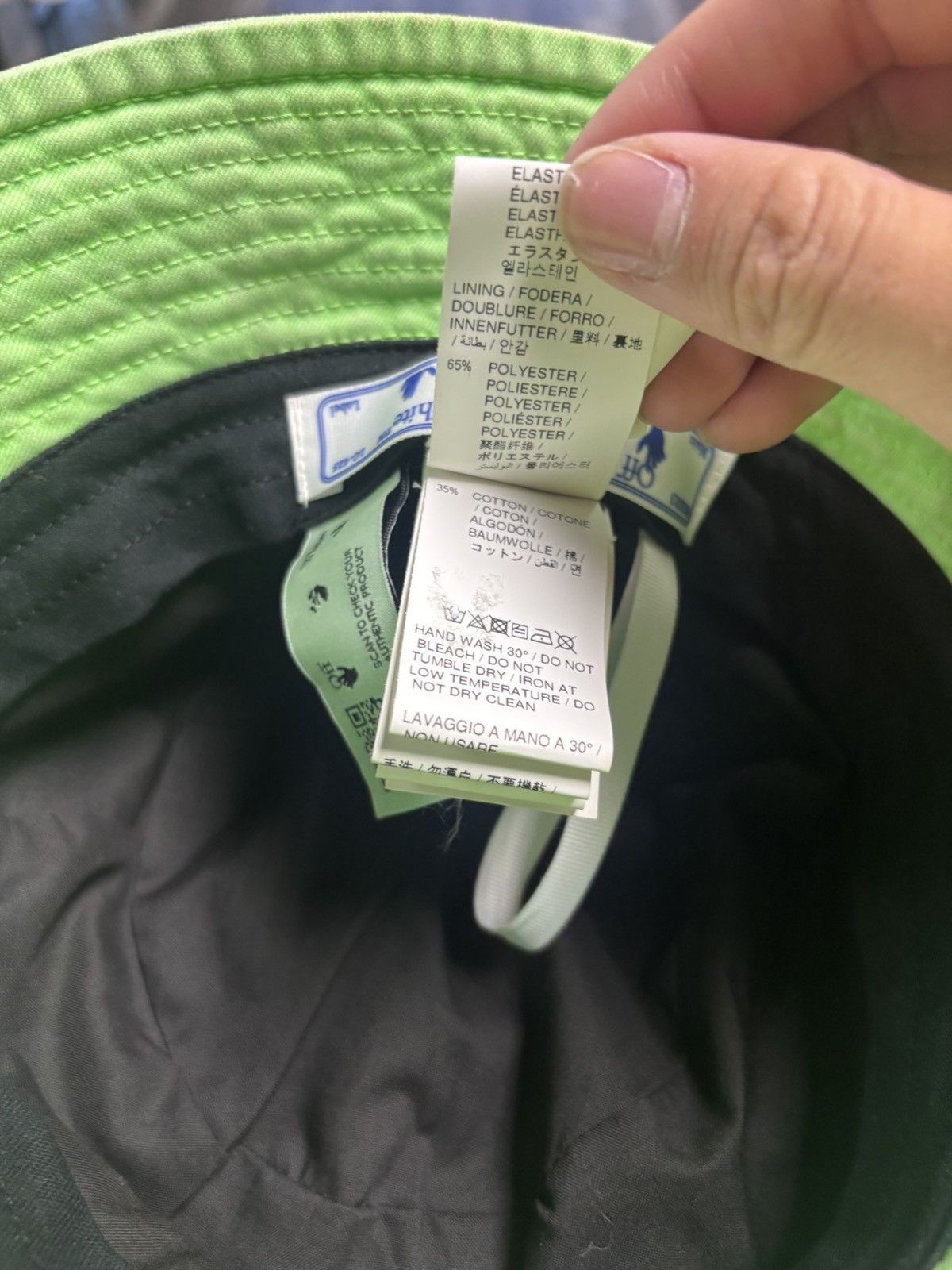 Off-White Off-White bucket hat green Size ONE SIZE - 8 Thumbnail