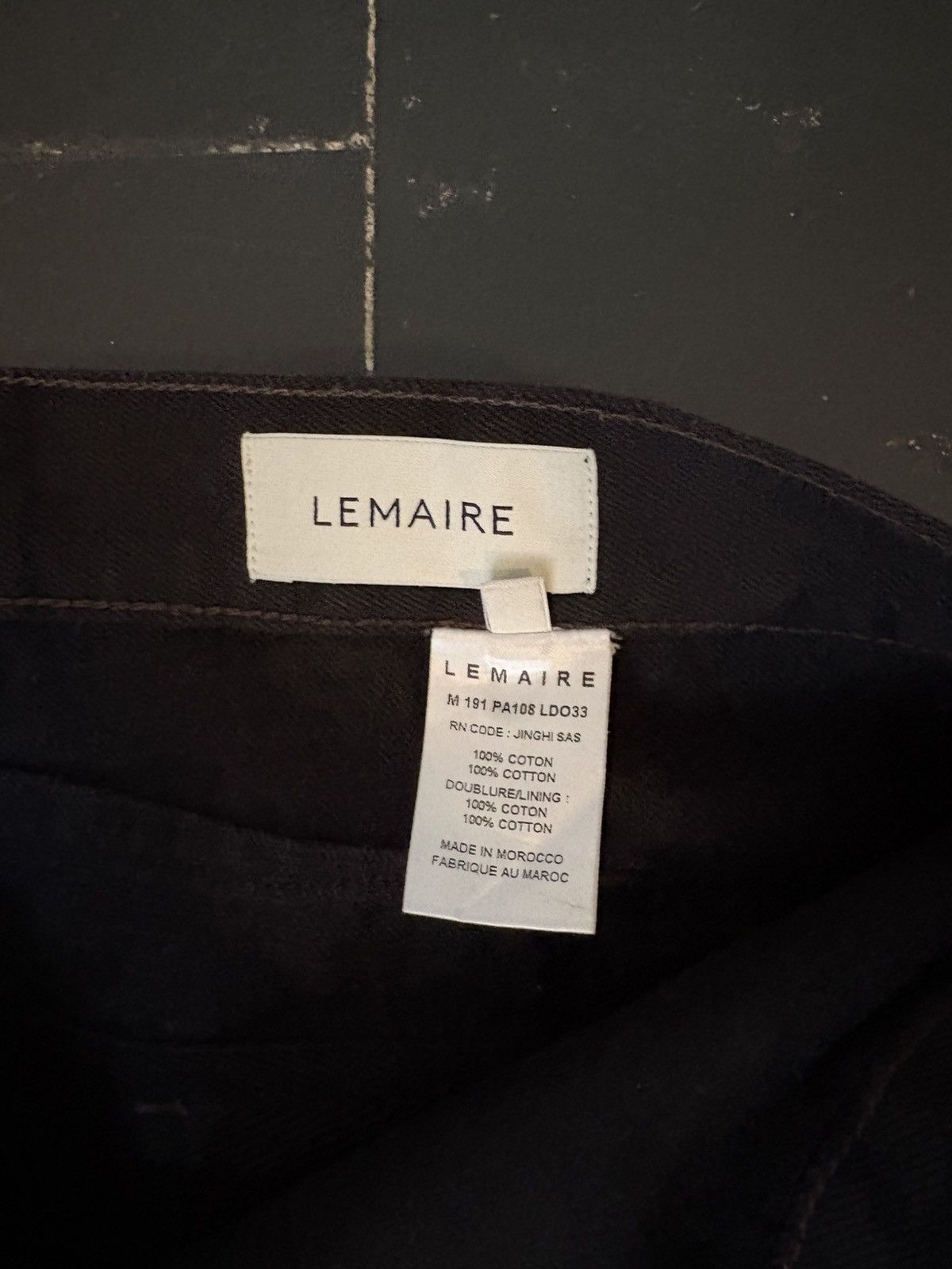 Lemaire Black lemaire slim jeans Size US 32 / EU 48 - 2 Thumbnail