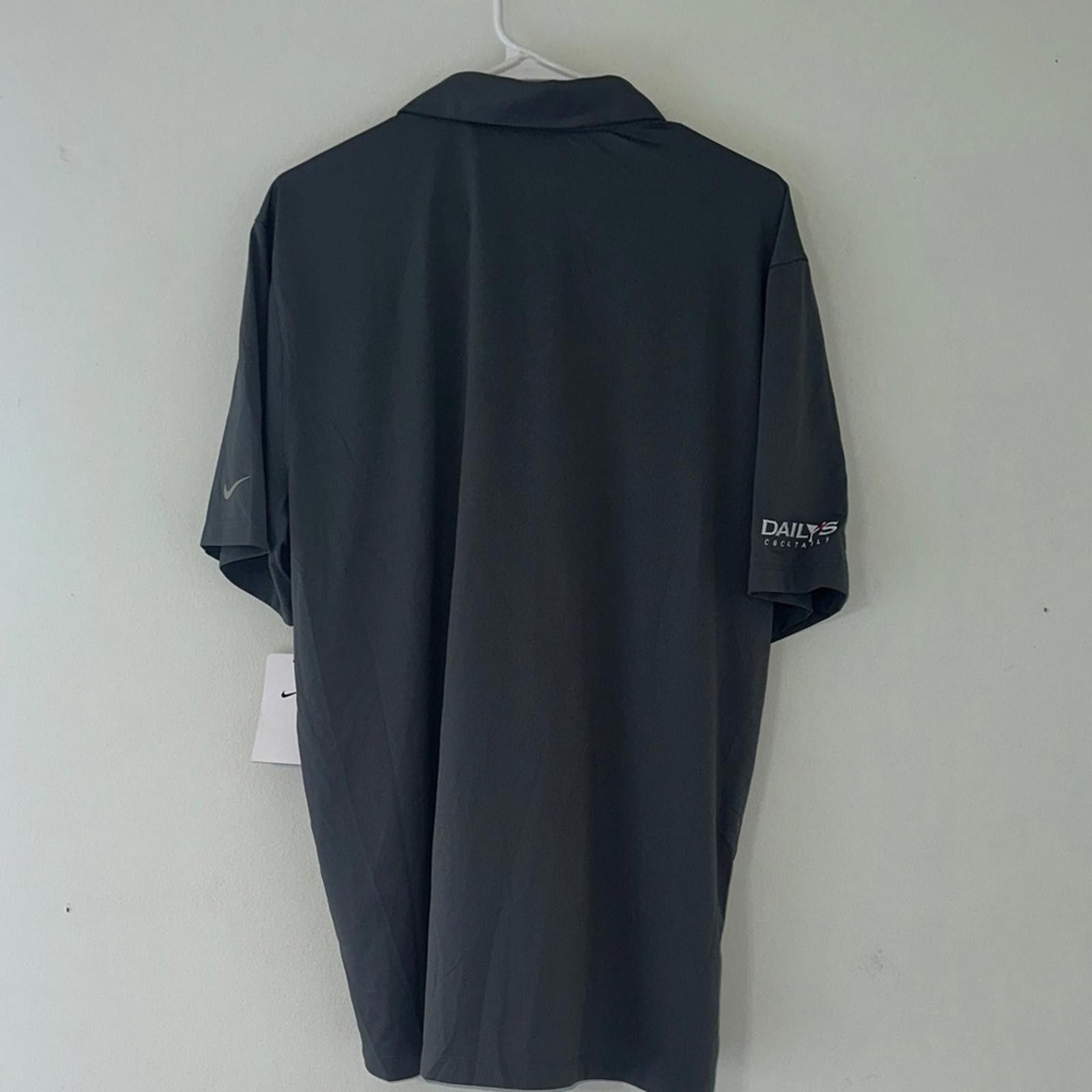 Nike Nike Men's Charcoal Polo Shirt Size US L / EU 52-54 / 3 - 4 Thumbnail