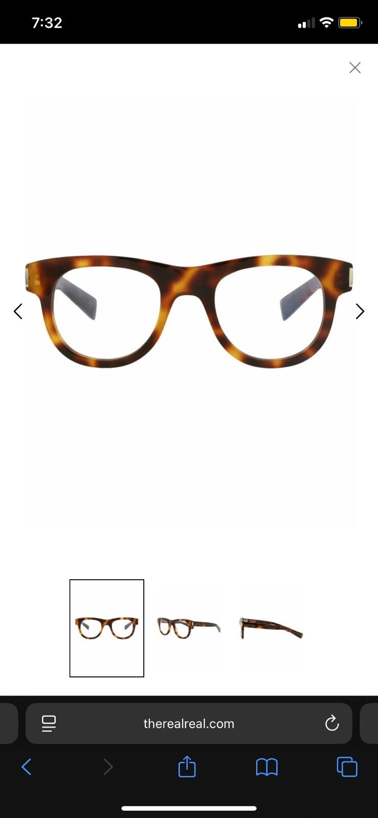 Yves Saint Laurent Yves saint laurent patterned glasses Size ONE SIZE - 1 Thumbnail