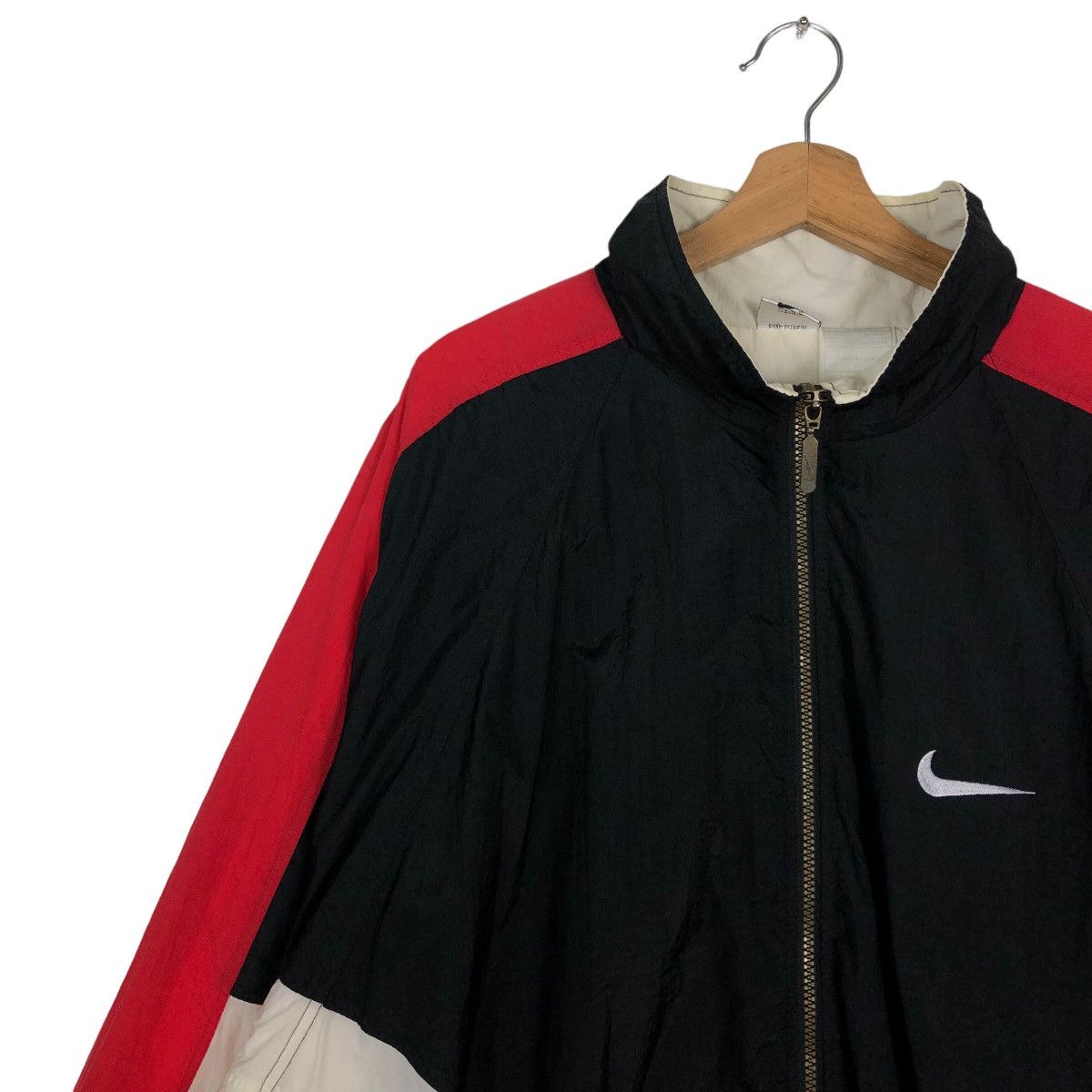 Nike 🔥90’s Vintage Nike Bomber Jacket Big Swoosh Design Size US L / EU 52-54 / 3 - 6 Thumbnail
