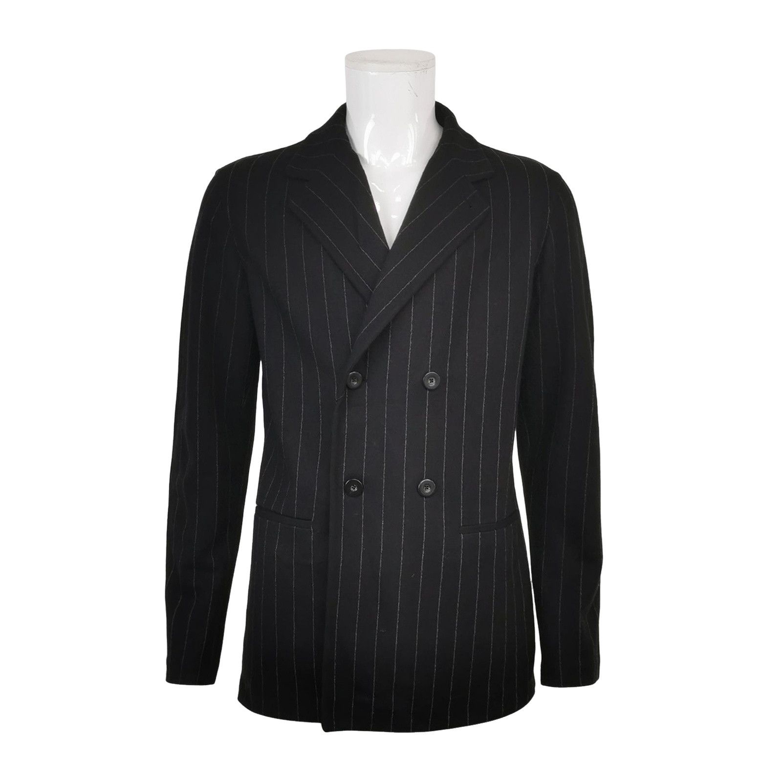 Giorgio Armani Giorgio Armani Pinstripe Double Breasted Blazer 42R Size 42R - 1 Thumbnail