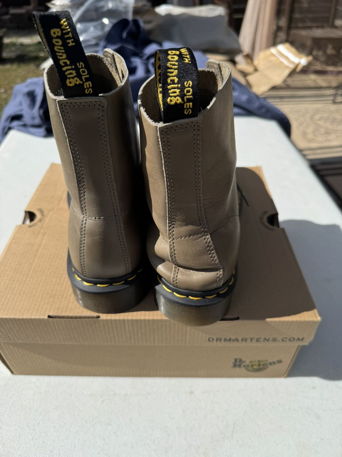 Dr. Martens Olive Doc Marten’s 1460 Pascal Boot Size US 10 / EU 43 - 4 Thumbnail