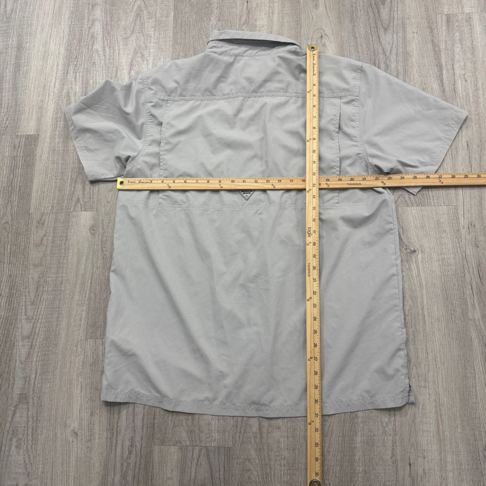 Columbia Columbia PFG Shirt Men's Large Gray Lightweight Vented Size US L / EU 52-54 / 3 - 7 Thumbnail
