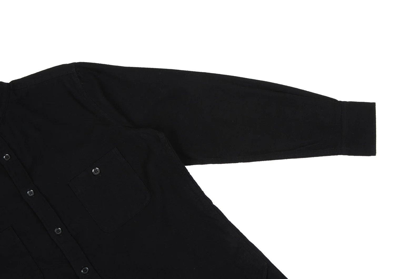 Jean Paul Gaultier Cotton Back Long Shirt in Black, Size 3 Size US L / EU 52-54 / 3 - 6 Thumbnail