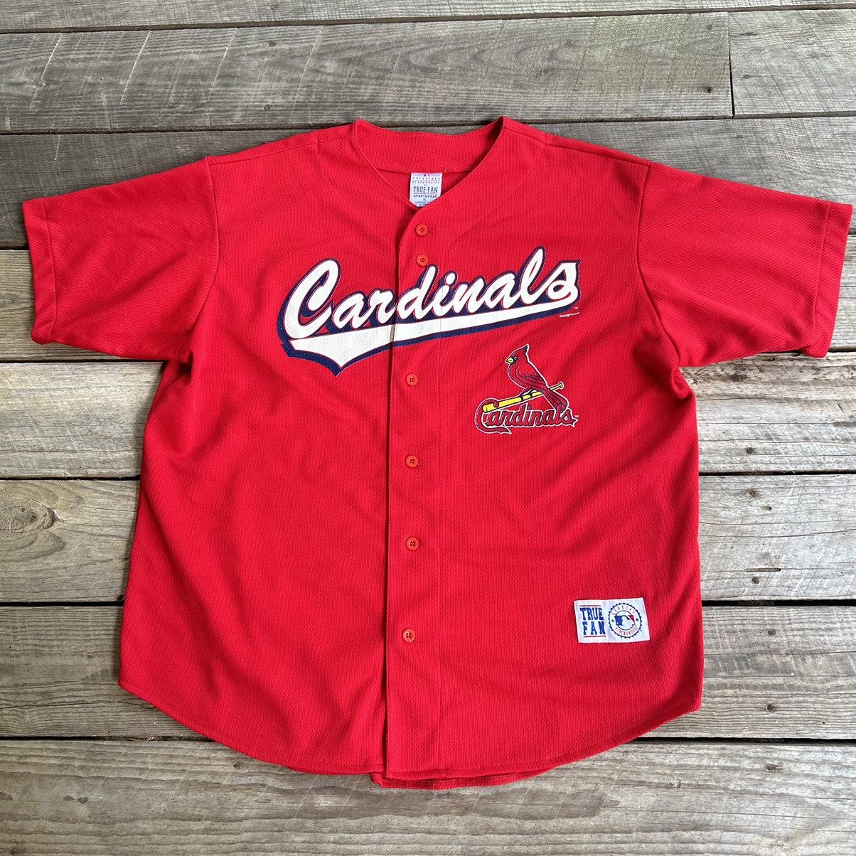 MLB Vintage 1999 St Louis Cardinals Mark McGwire Baseball Jersey Size US XL / EU 56 / 4 - 1 Thumbnail
