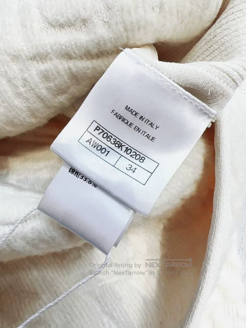 Chanel Chanel 21N Coco neige beige full-print logo long-sleeved j Size XXS / US 00 / IT 34 - 7 Thumbnail