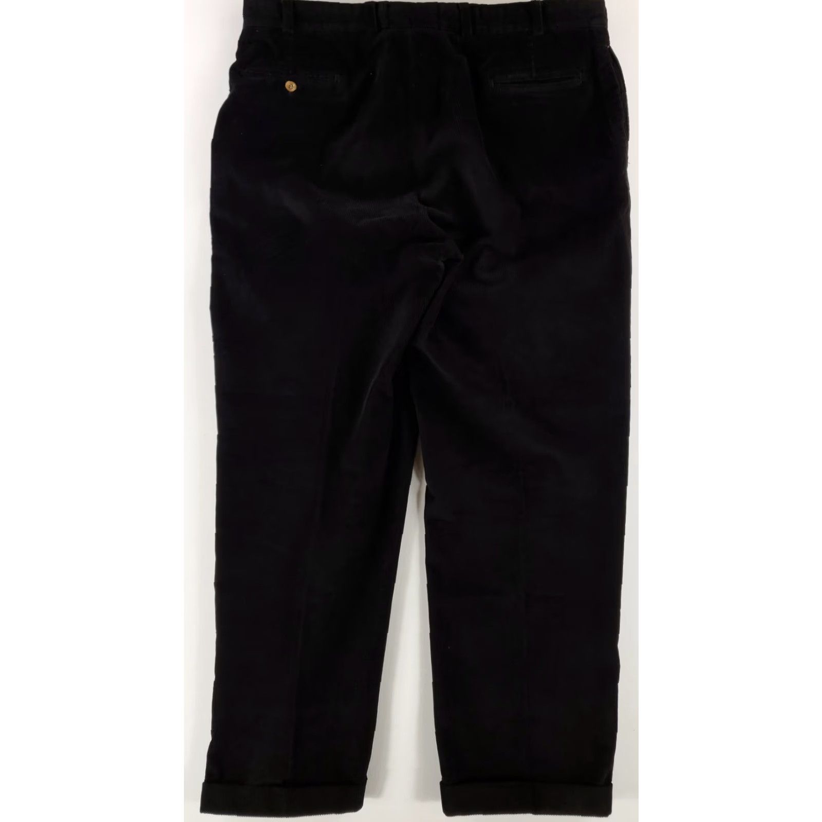 Bills Khakis BILLS KHAKIS Corduroy Pants Black Made USA Mens 40 Regular 32 Inseam Chino 40 x 31.5 Actual Mens Size US 40 / EU 56 - 3 Thumbnail