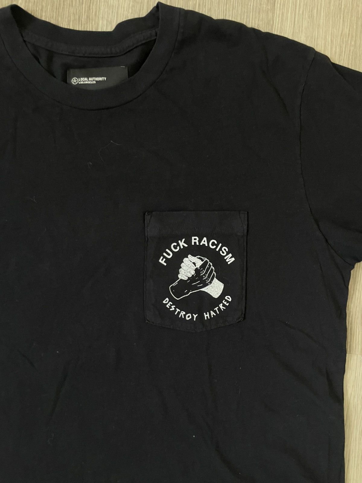 Local Authority F**k Racism Graphic T Size US M / EU 48-50 / 2 - 2 Thumbnail
