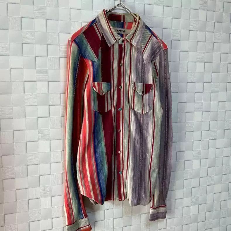 Kapital KAPITAL colorful striped shirt-2507