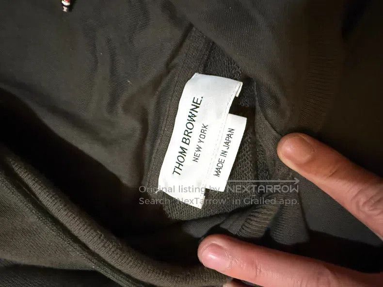 Thom Browne Thom Browne Dark Military Green Sweatshirt Size US L / EU 52-54 / 3 - 6 Thumbnail