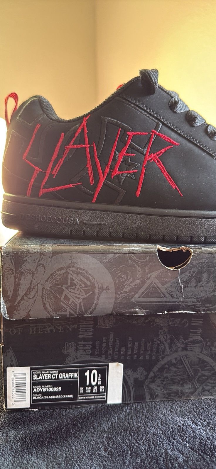 DC DC Slayer Court Graffik Size 10 Mens Black Red Brand New/Box Size US 10 / EU 43 - 7 Thumbnail
